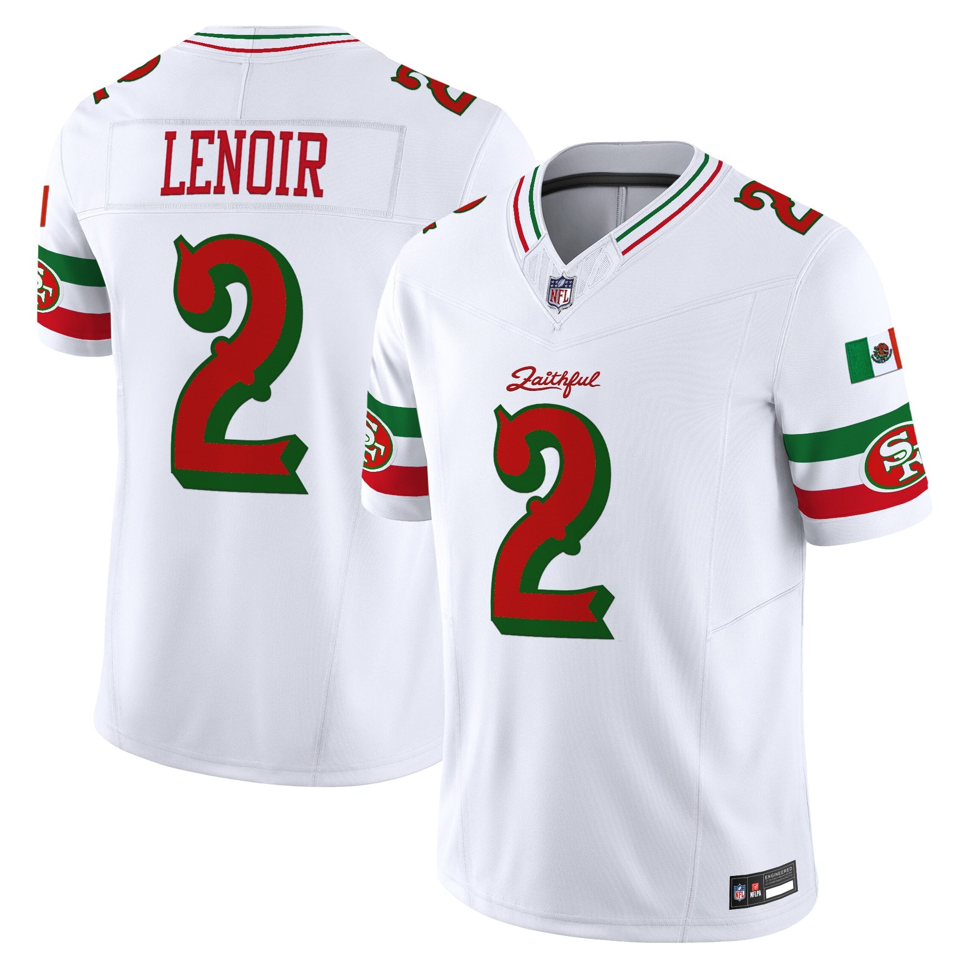 Men's San Francisco 49ers Mexico “Rivalries” Vapor Limited Jersey - All Stitched