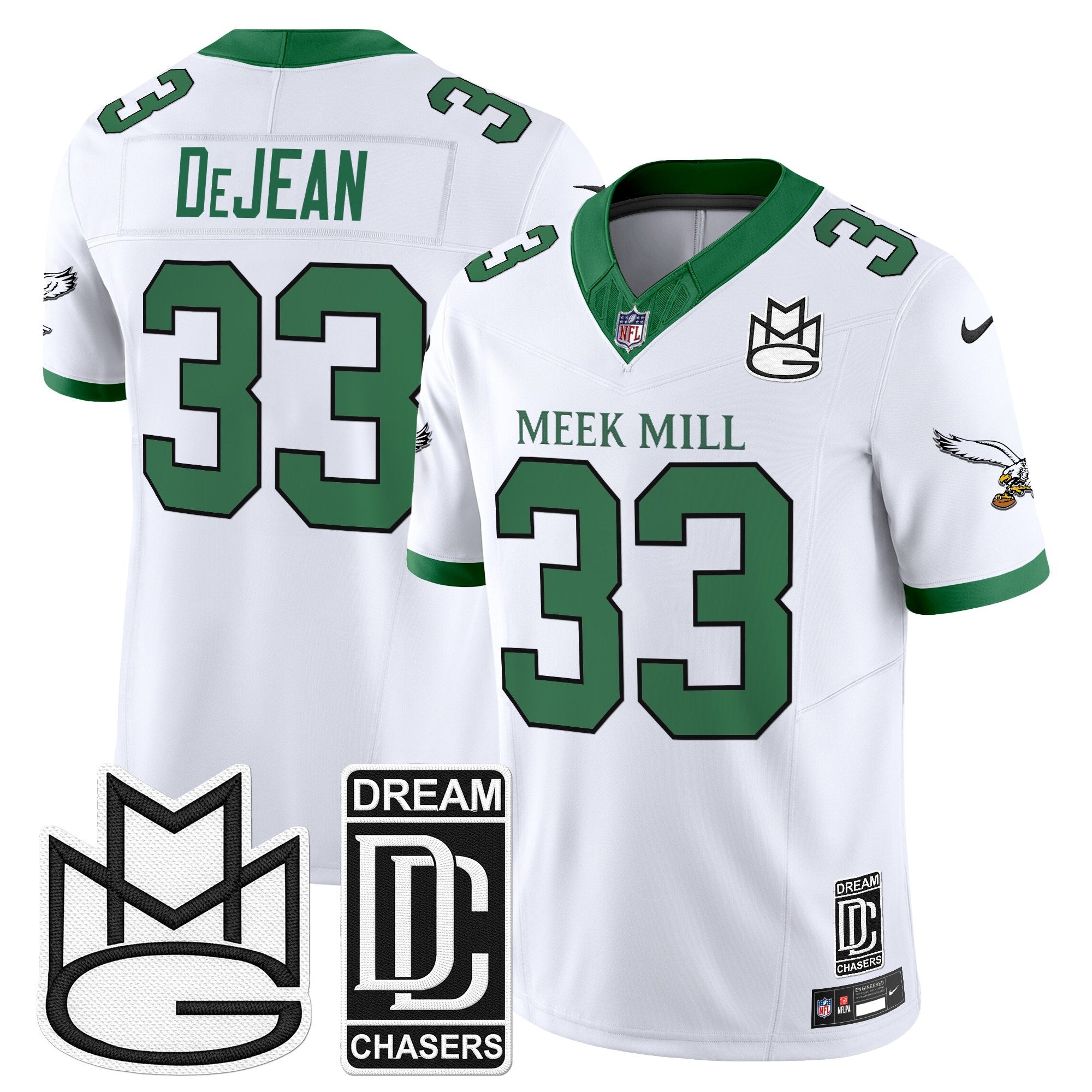 Men's Philadelphia Eagles x Meek Mill Vapor Limited Jersey - All Stitched