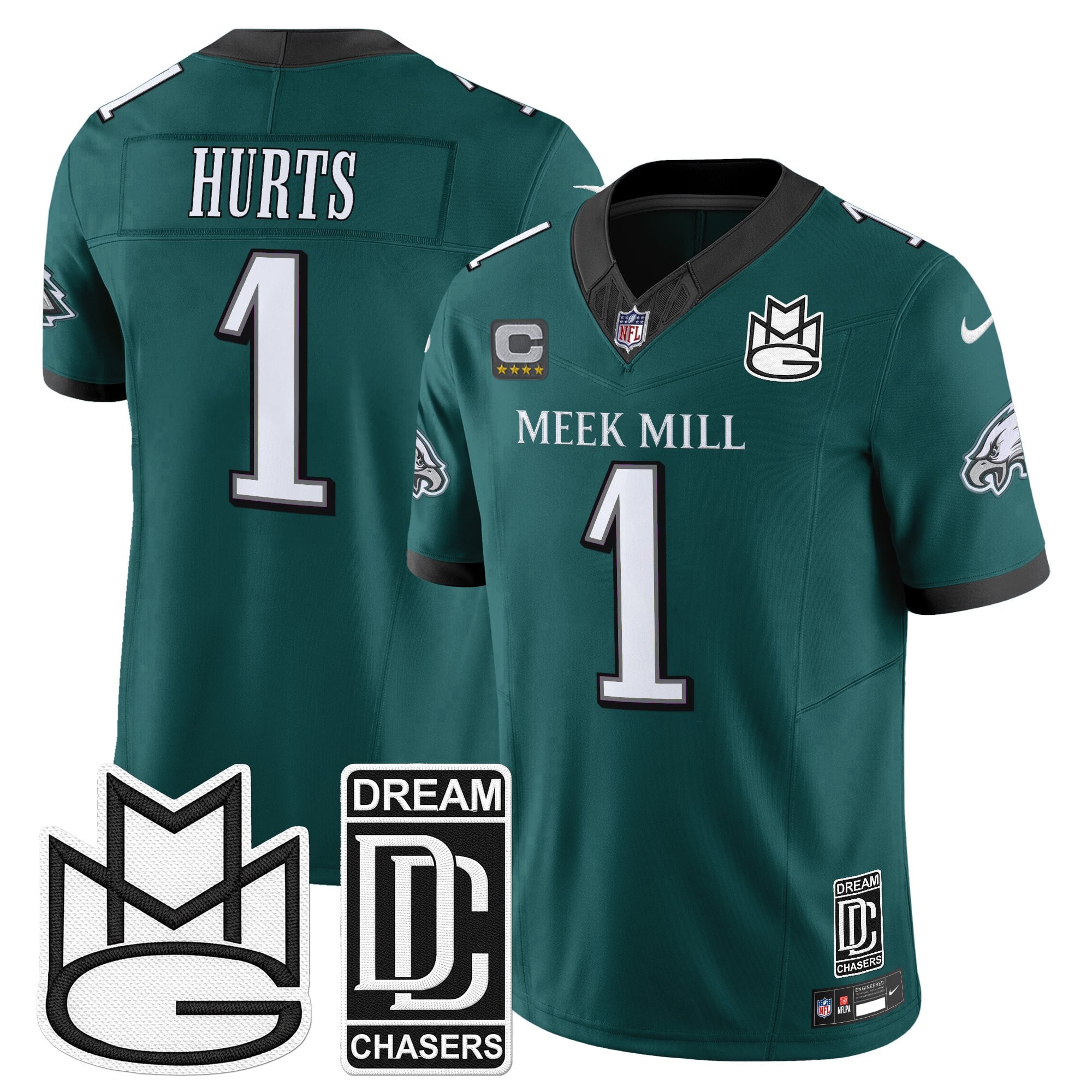 Men's Philadelphia Eagles x Meek Mill Vapor Limited Jersey - All Stitched