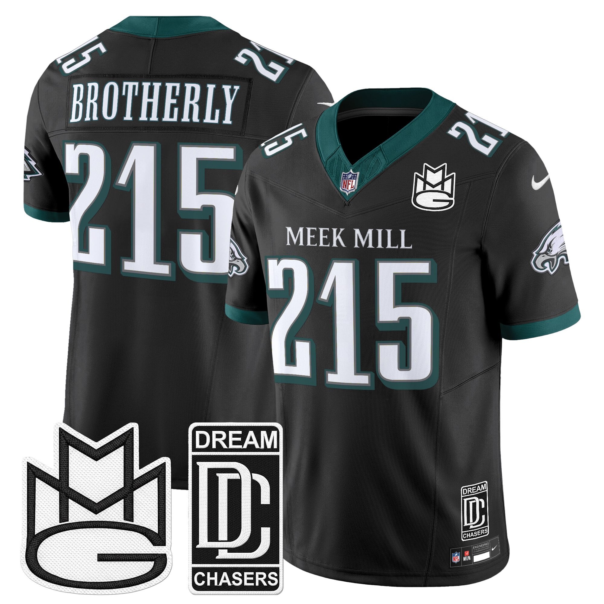 Men's Philadelphia Eagles x Meek Mill Vapor Limited Jersey - All Stitched