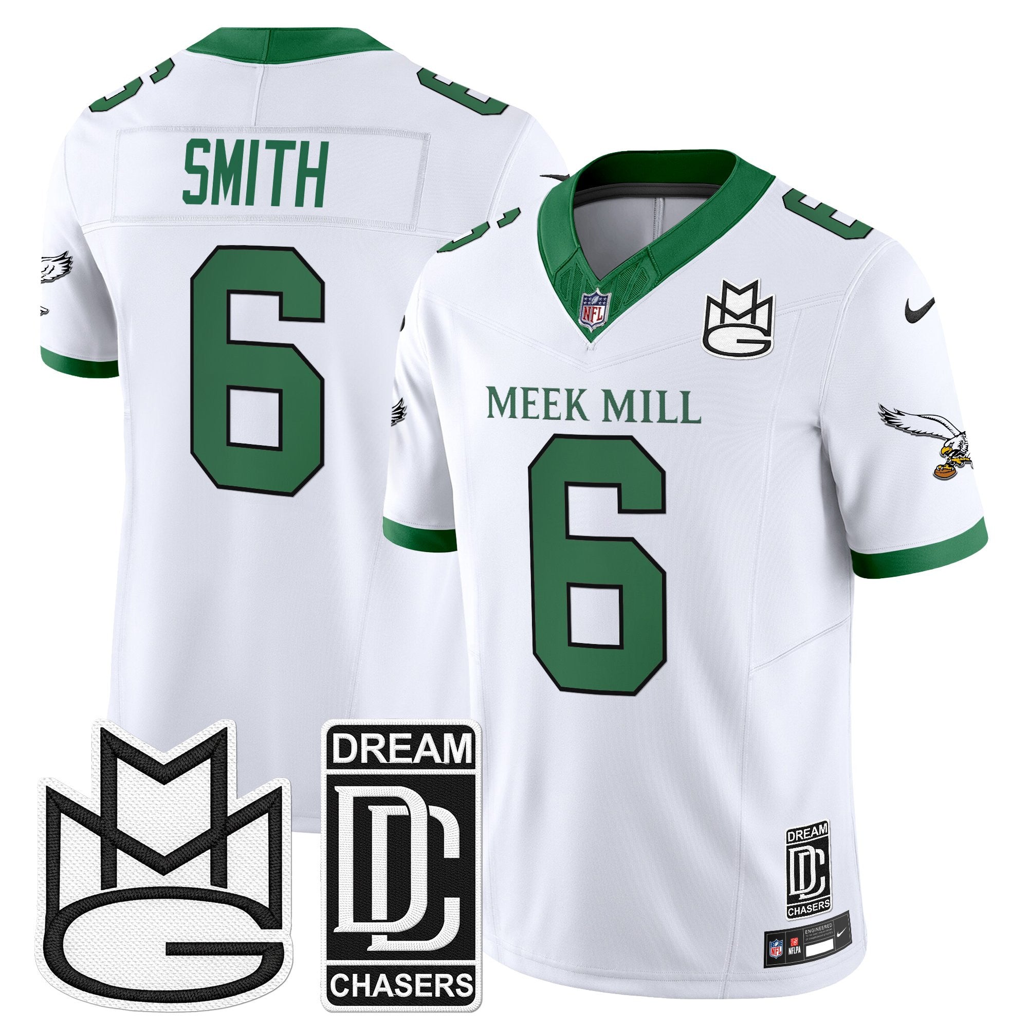 Men's Philadelphia Eagles x Meek Mill Vapor Limited Jersey - All Stitched