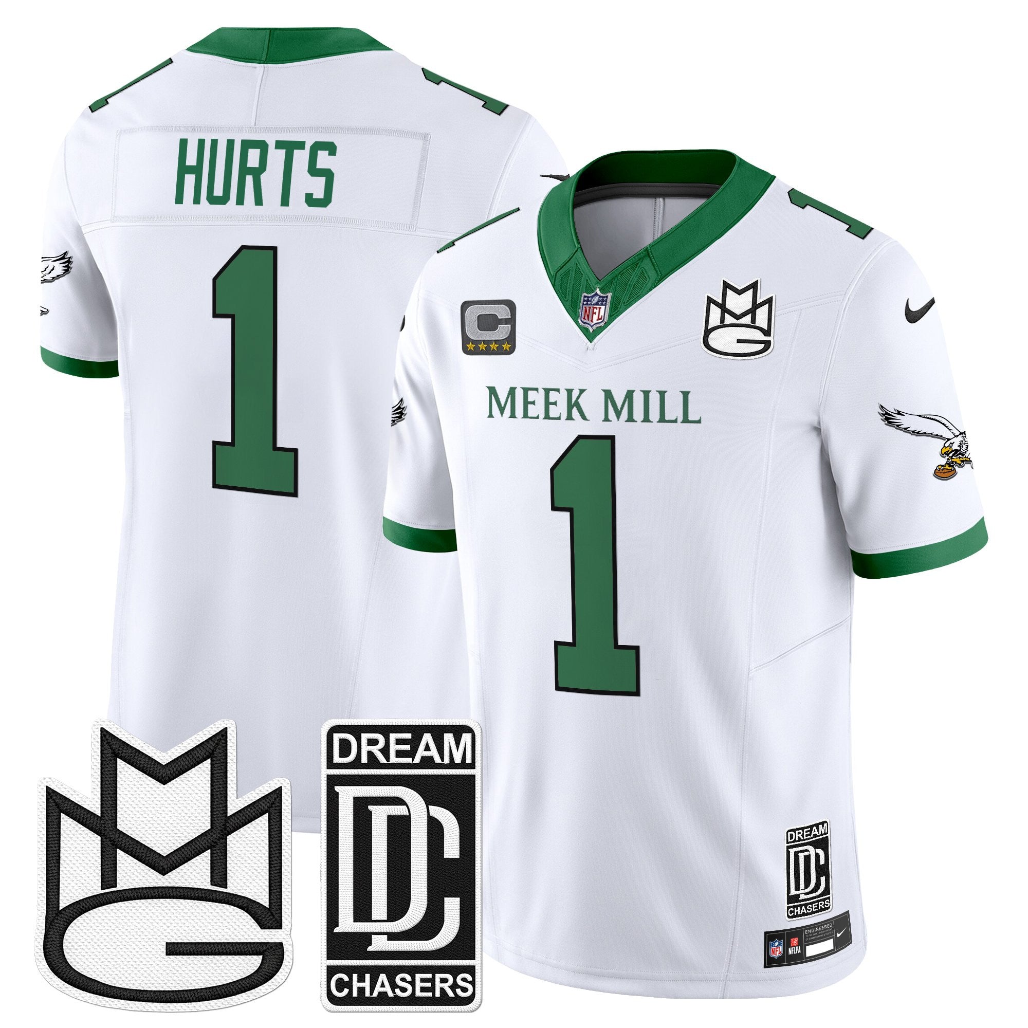 Men's Philadelphia Eagles x Meek Mill Vapor Limited Jersey - All Stitched