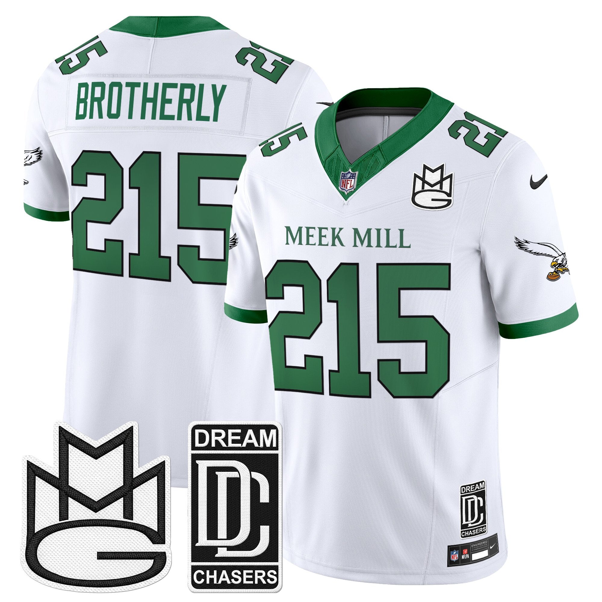 Men's Philadelphia Eagles x Meek Mill Vapor Limited Jersey - All Stitched