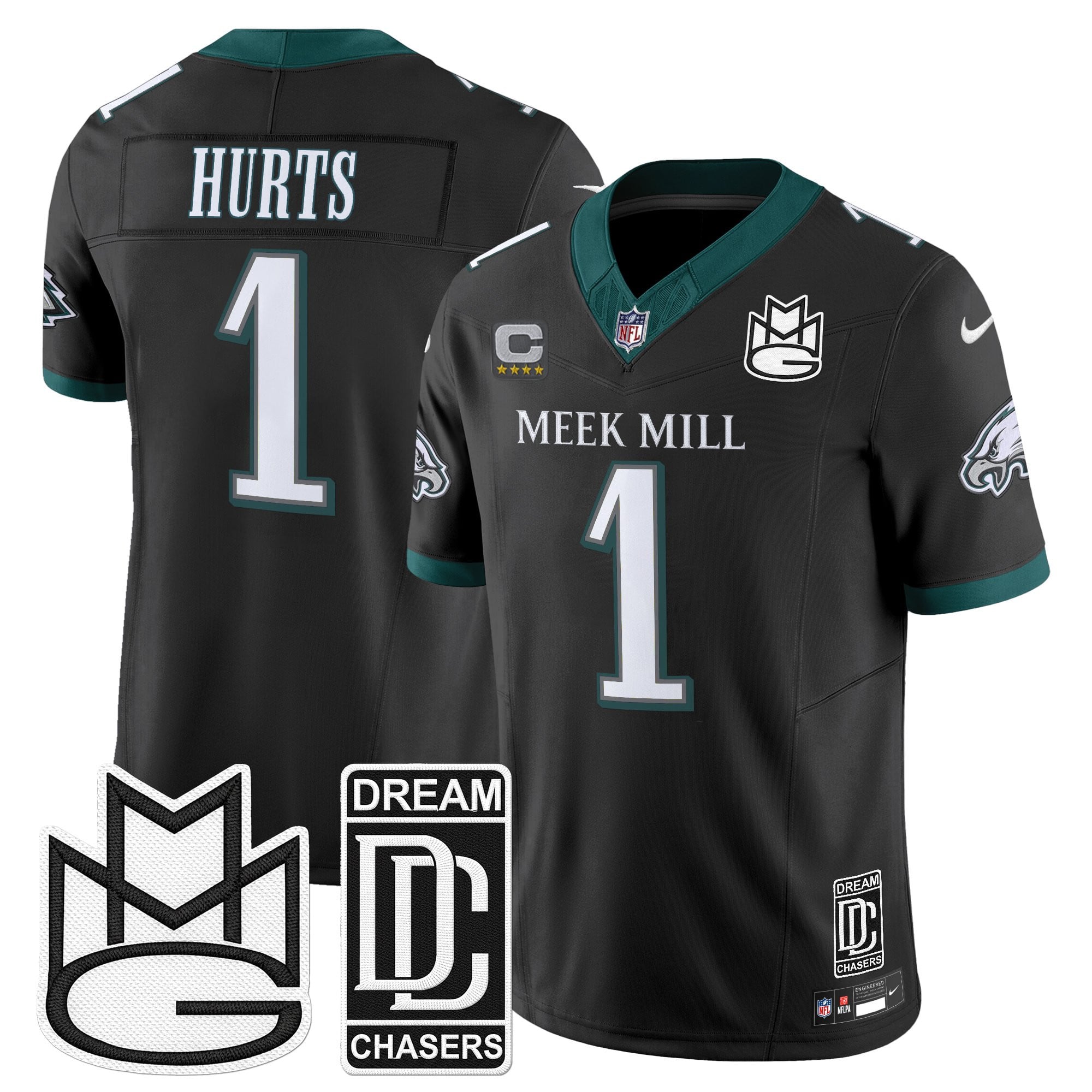 Men's Philadelphia Eagles x Meek Mill Vapor Limited Jersey - All Stitched