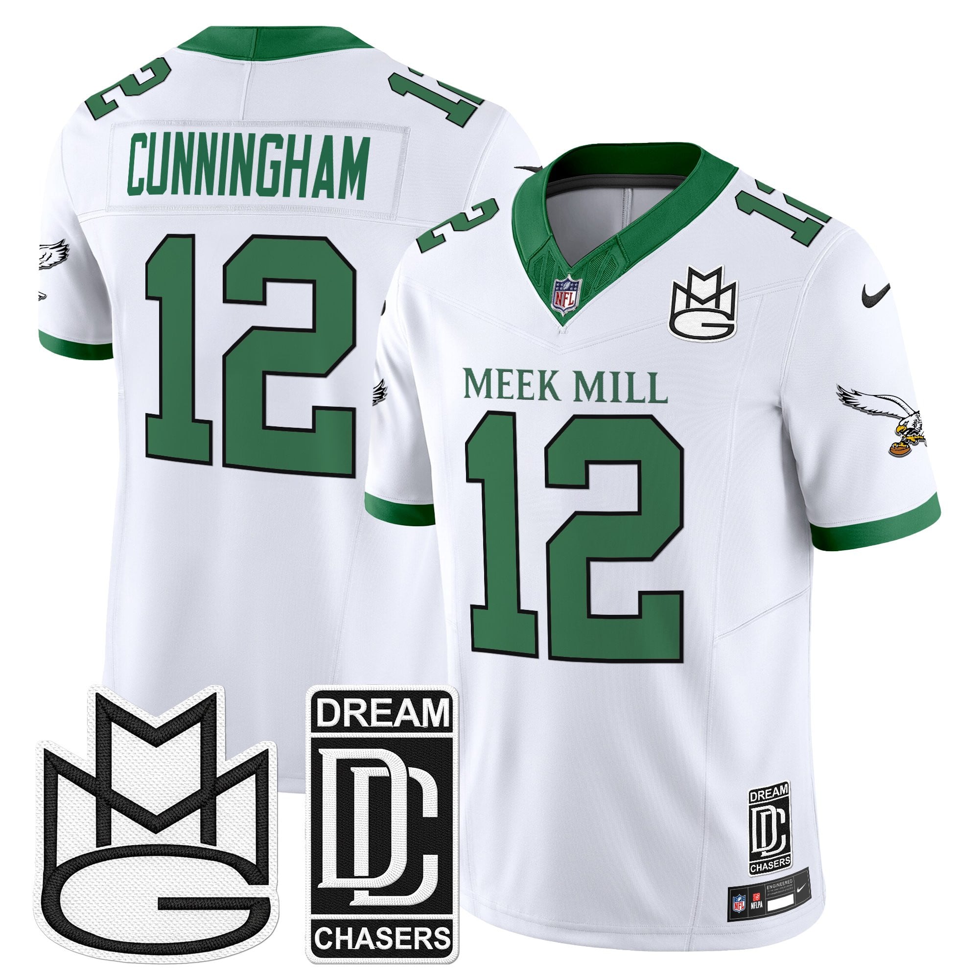 Men's Philadelphia Eagles x Meek Mill Vapor Limited Jersey - All Stitched