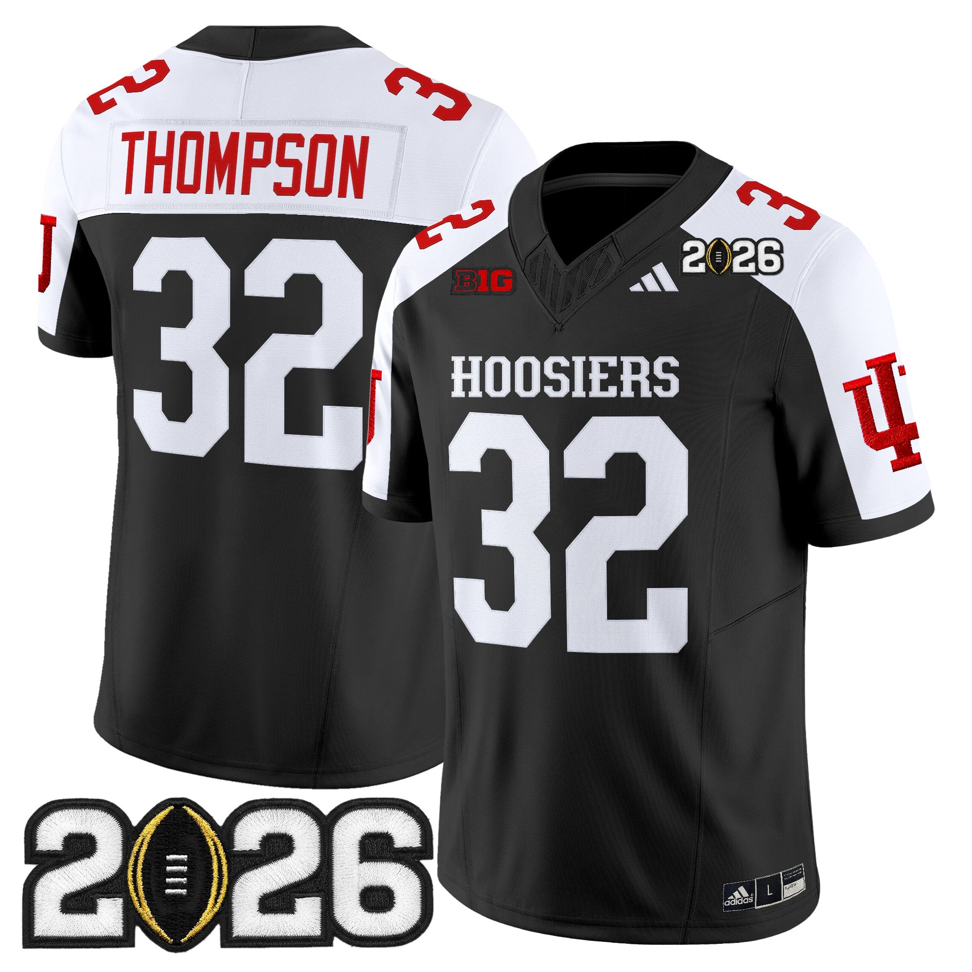 Men's Indiana Hoosiers 2026 CFP Final Patch Vapor Limited Jersey - All Stitched