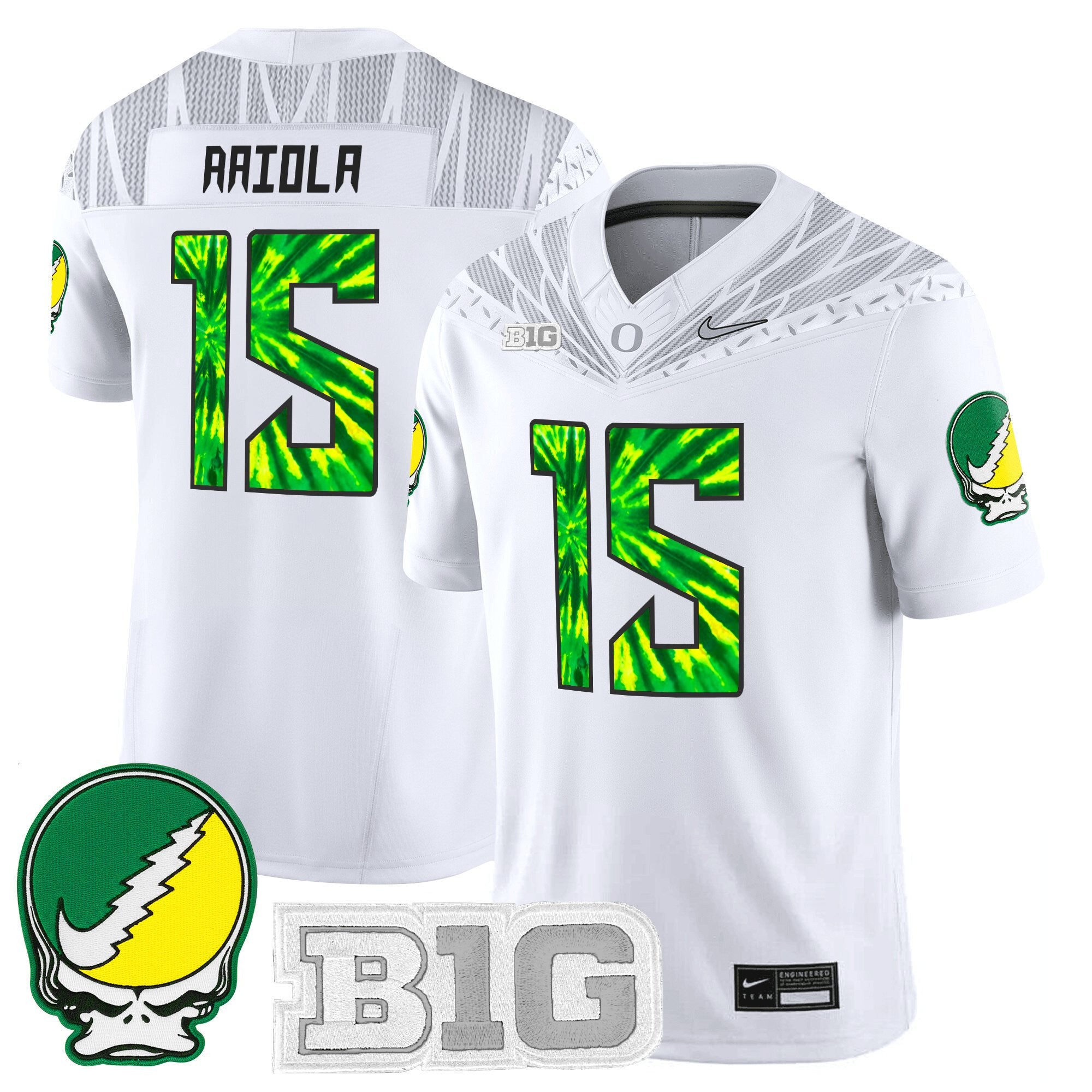 Men's Oregon Ducks 2025 "Grateful Ducks" Vapor Limited Jersey - All Stitched