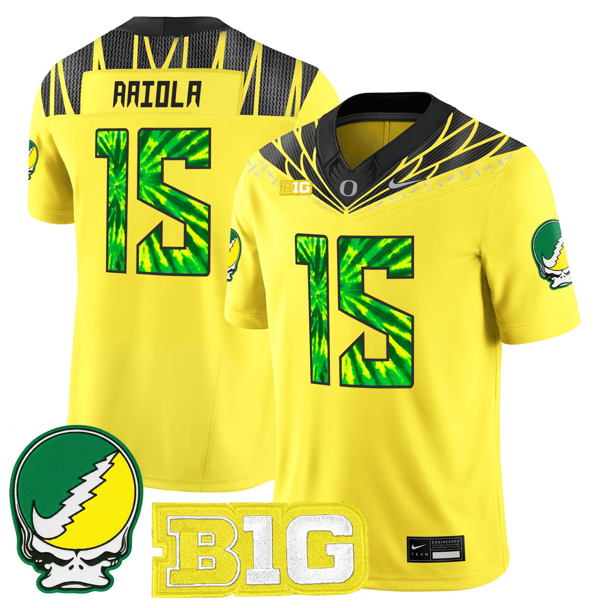 Men's Oregon Ducks 2025 "Grateful Ducks" Vapor Limited Jersey - All Stitched
