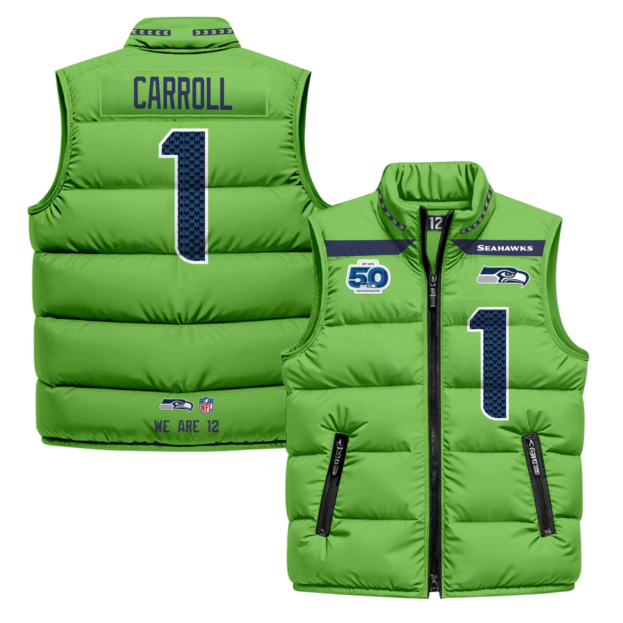 Seattle Seahawks 2026 Puffer Vest