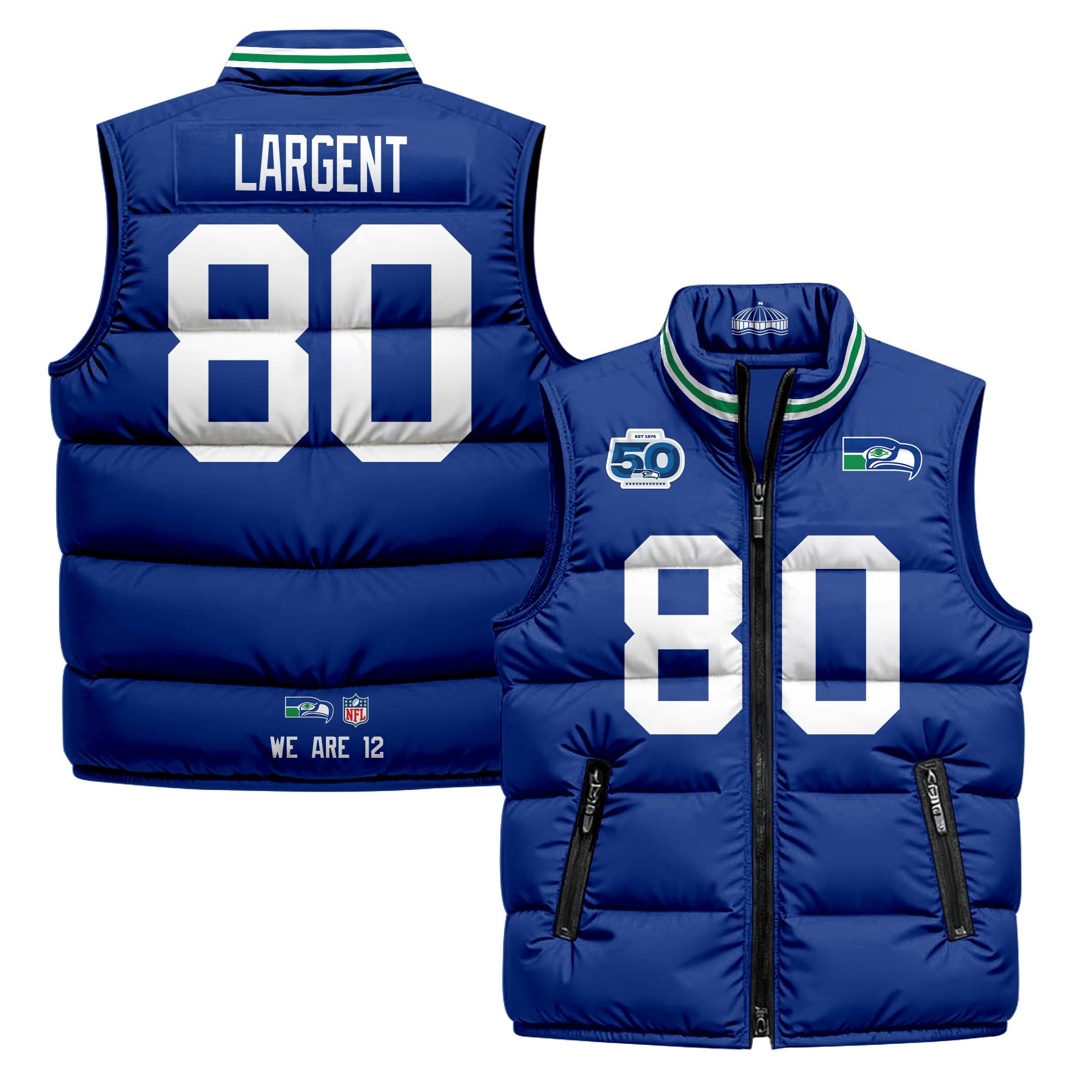 Seattle Seahawks 2026 Puffer Vest