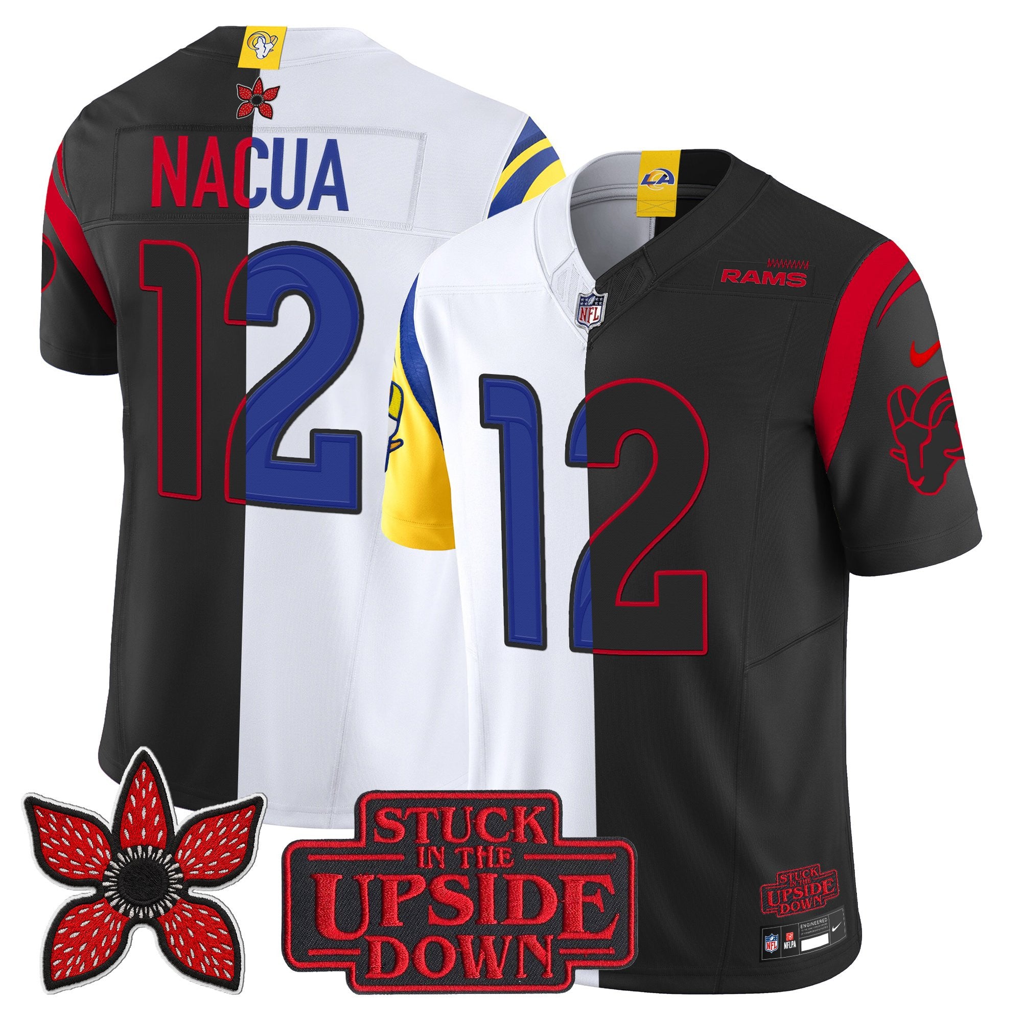 Men's Los Angeles Rams 'Upside Down Edition' Vapor Limited Jersey - All Stitched