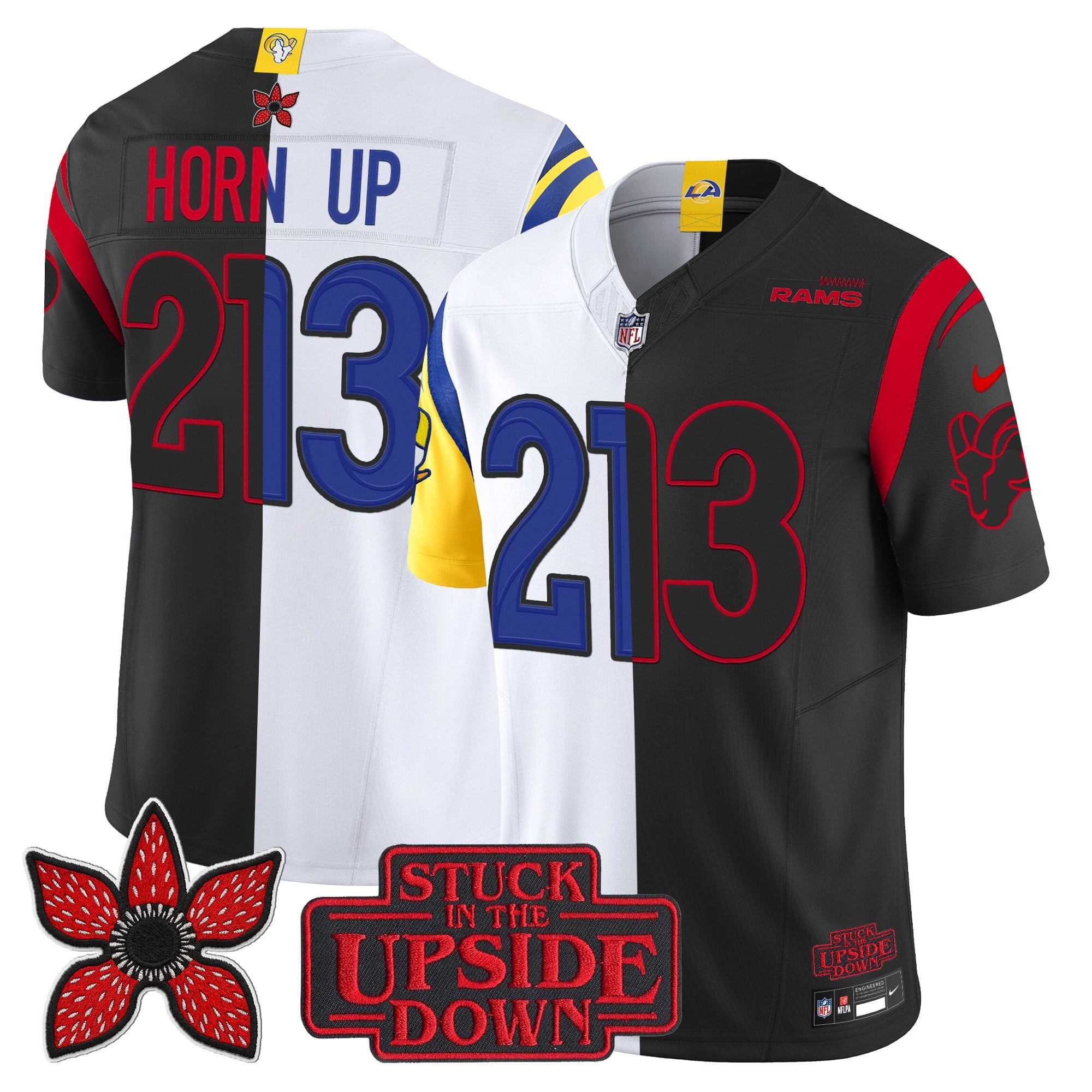 Men's Los Angeles Rams 'Upside Down Edition' Vapor Limited Jersey - All Stitched