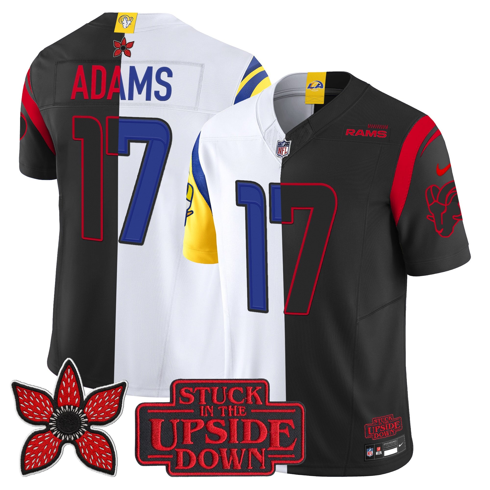 Men's Los Angeles Rams 'Upside Down Edition' Vapor Limited Jersey - All Stitched