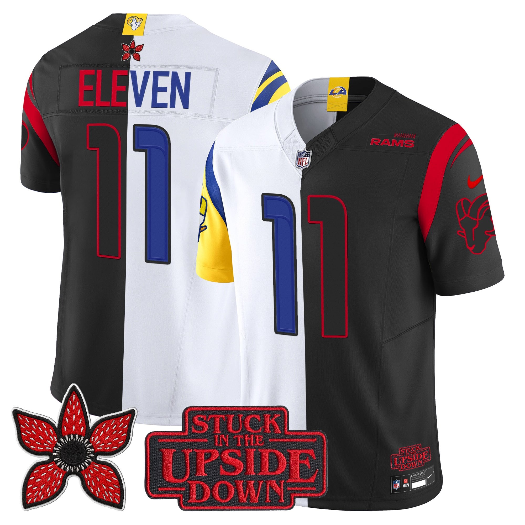 Men's Los Angeles Rams 'Upside Down Edition' Vapor Limited Jersey - All Stitched