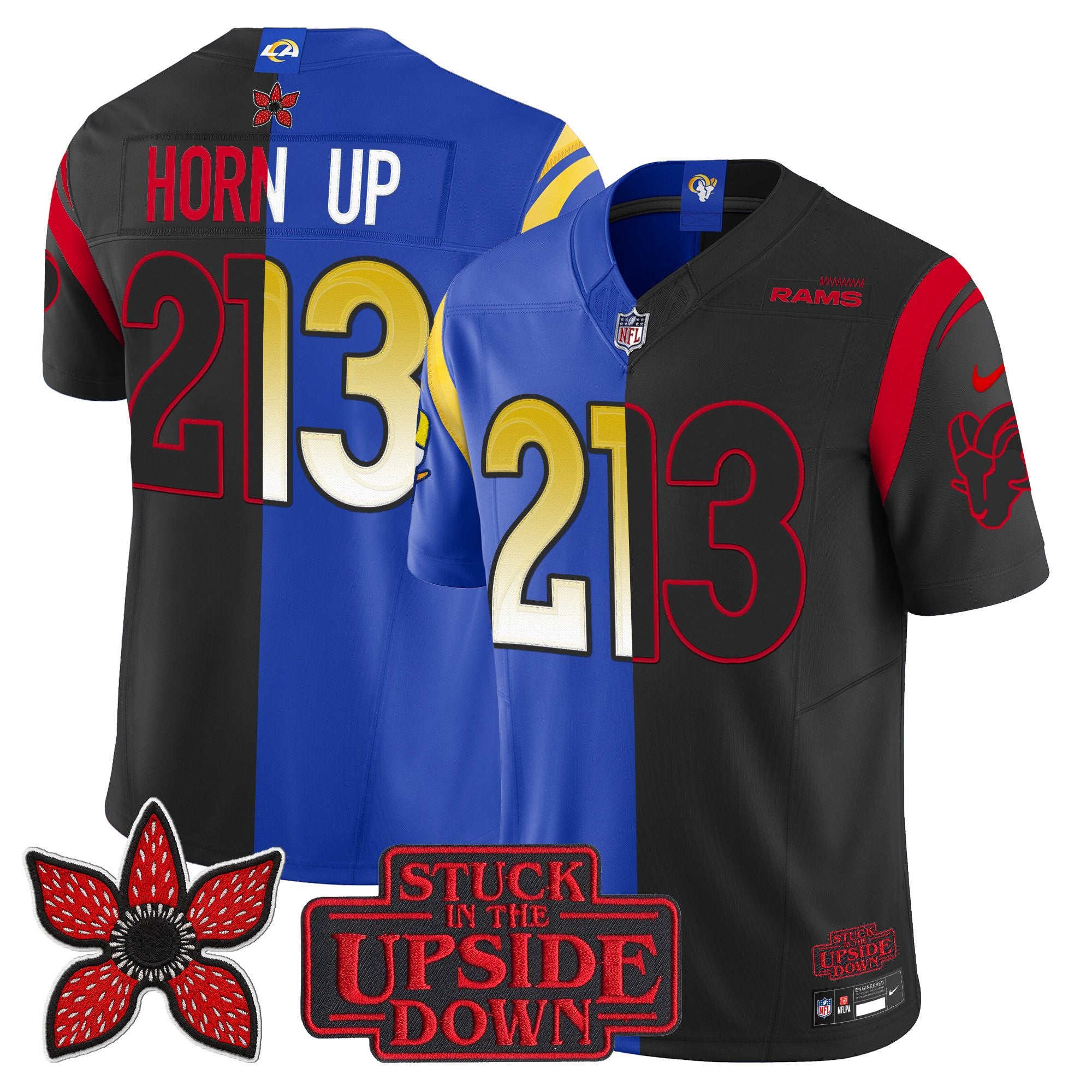 Men's Los Angeles Rams 'Upside Down Edition' Vapor Limited Jersey - All Stitched