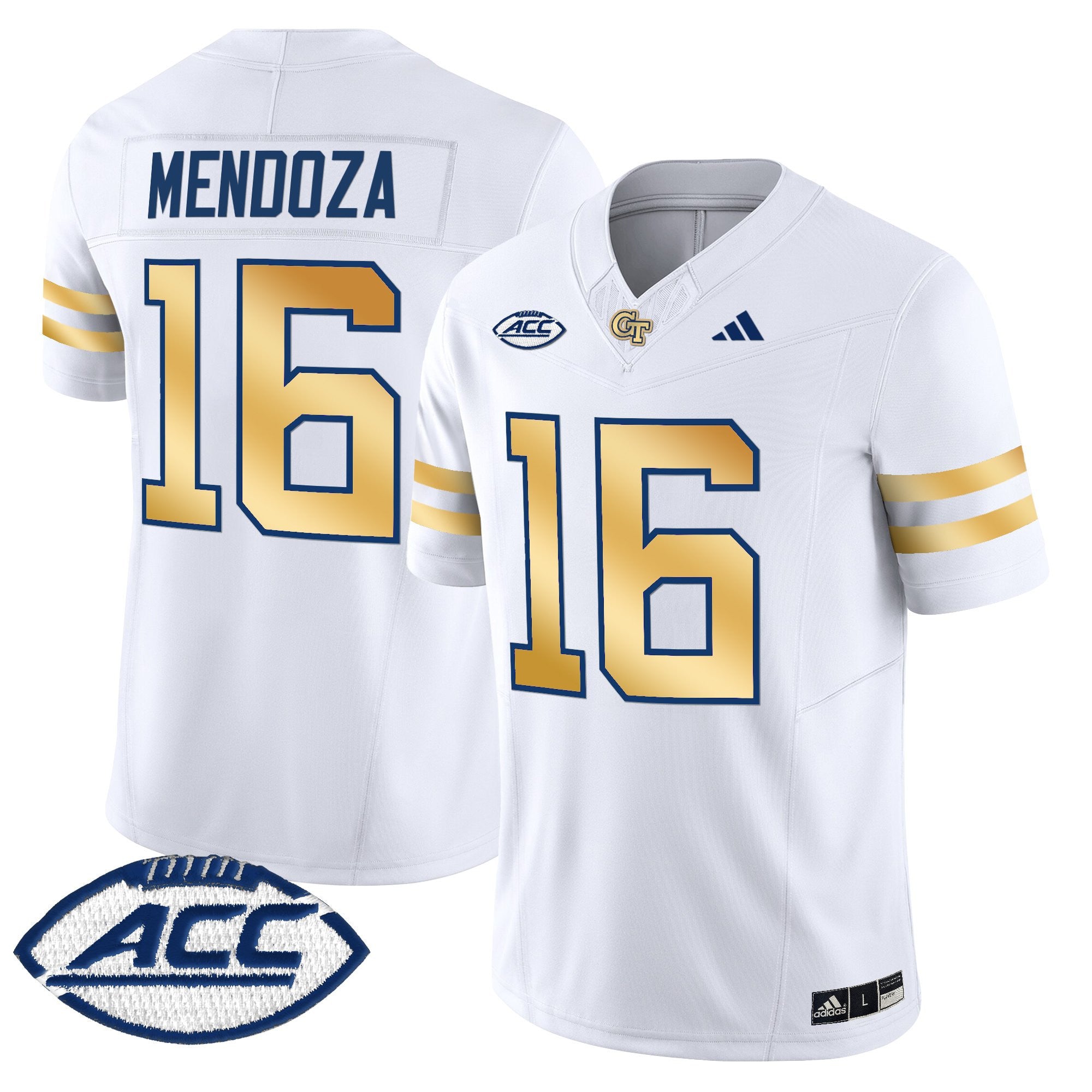 Men's Georgia Tech Yellow Jackets 2025 Vapor Limited Jersey - All stitched