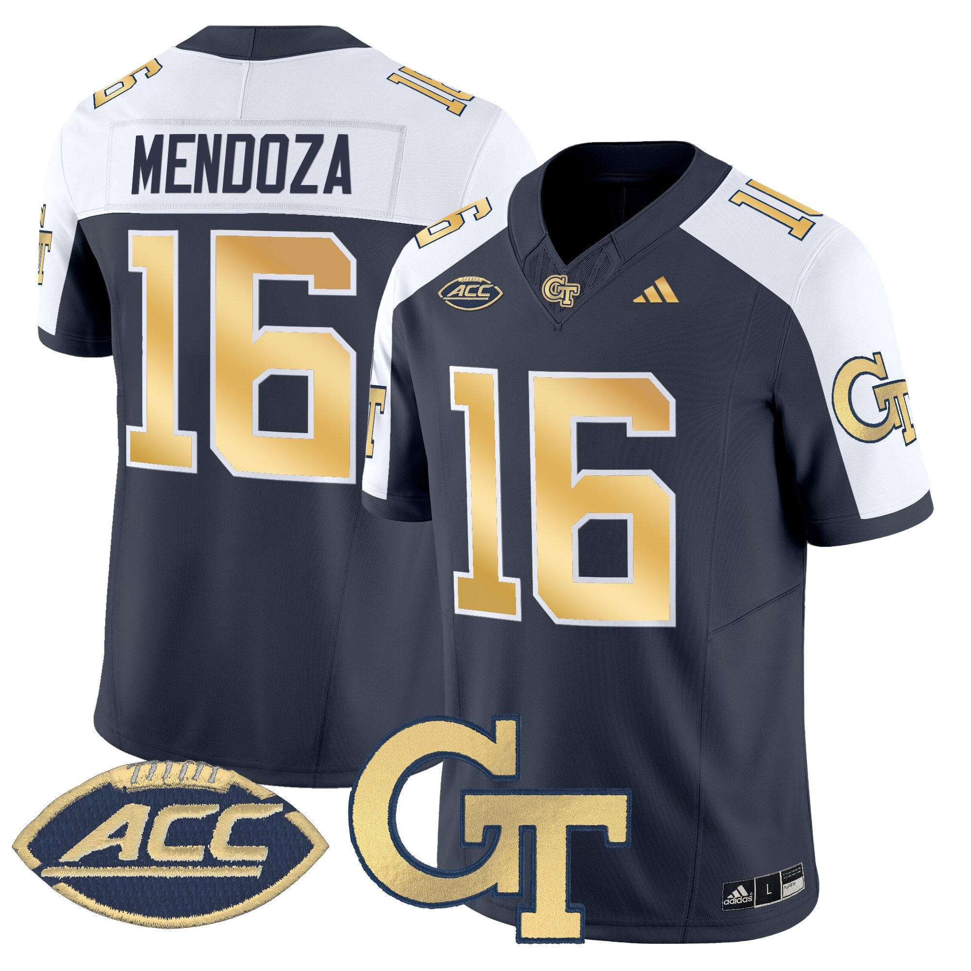 Men's Georgia Tech Yellow Jackets 2025 Vapor Limited Jersey - All stitched