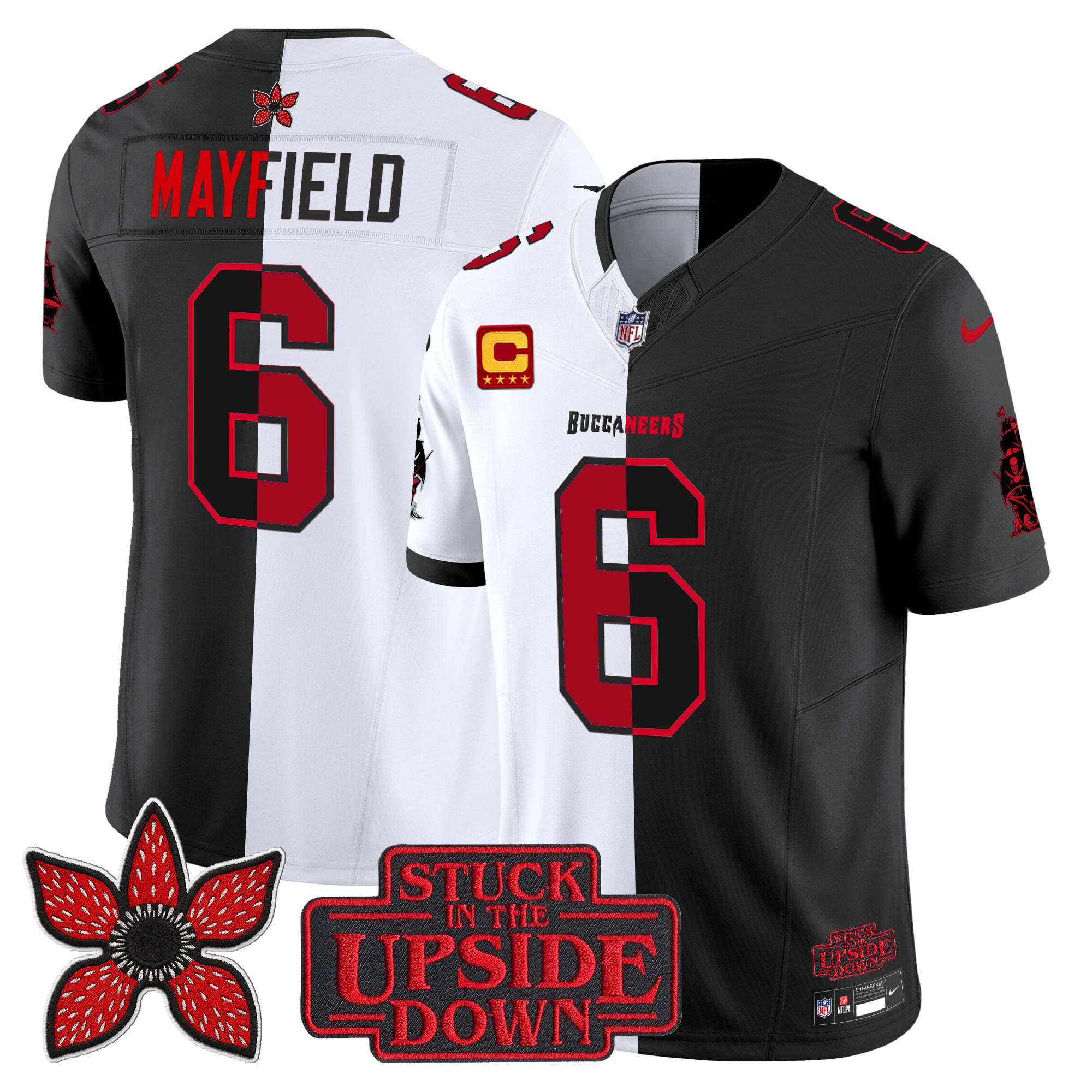 Men's Tampa Bay Buccaneers 'Upside Down Edition' Vapor Limited Jersey - All Stitched