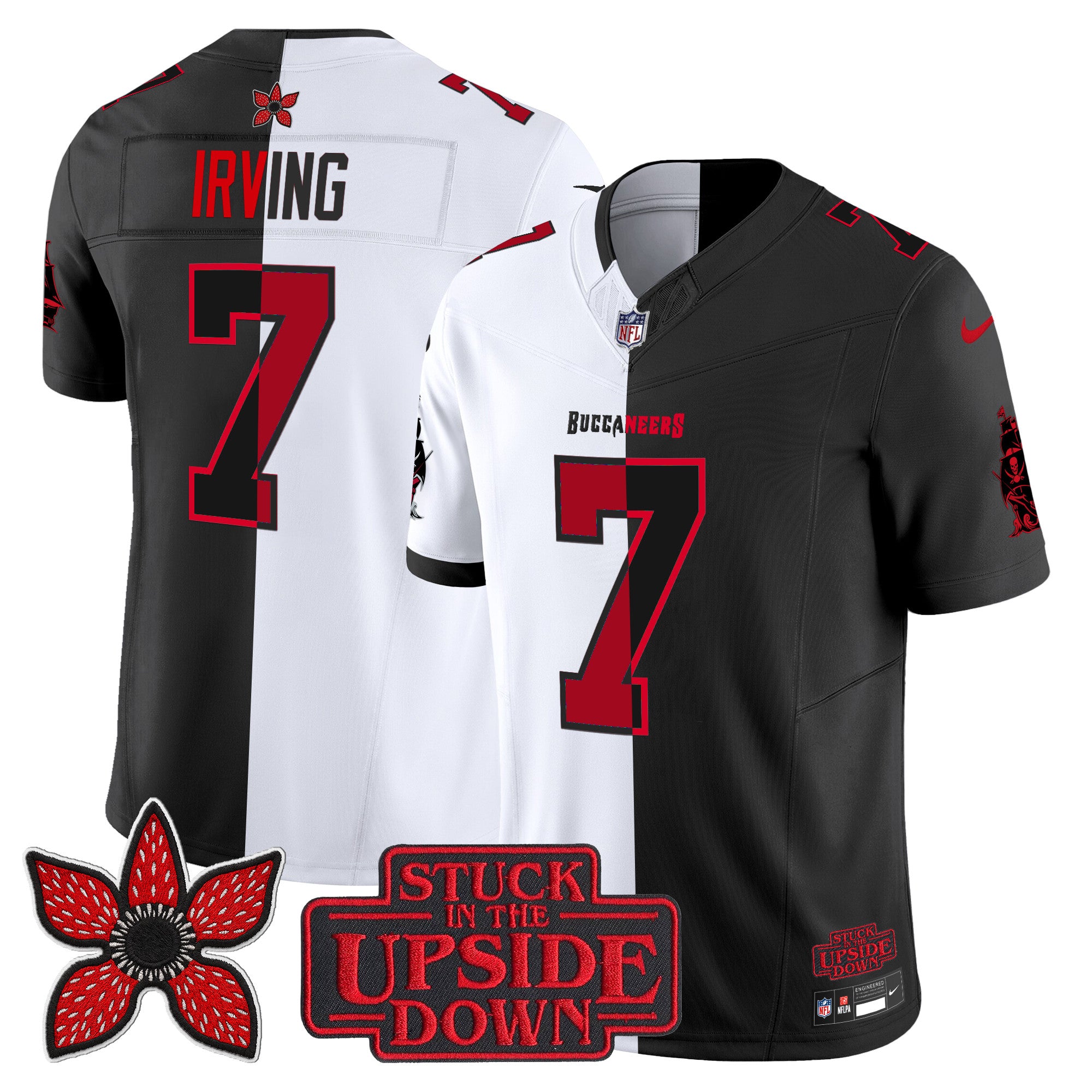 Men's Tampa Bay Buccaneers 'Upside Down Edition' Vapor Limited Jersey - All Stitched