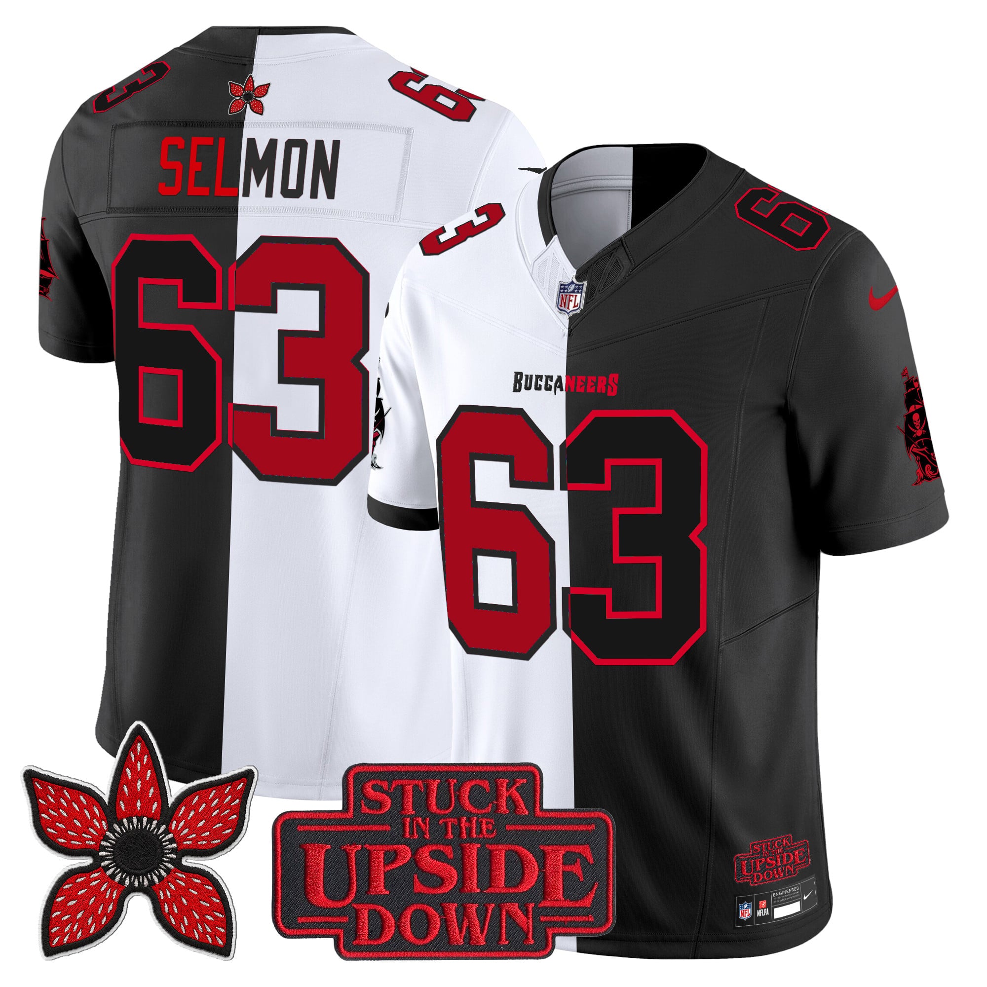 Men's Tampa Bay Buccaneers 'Upside Down Edition' Vapor Limited Jersey - All Stitched