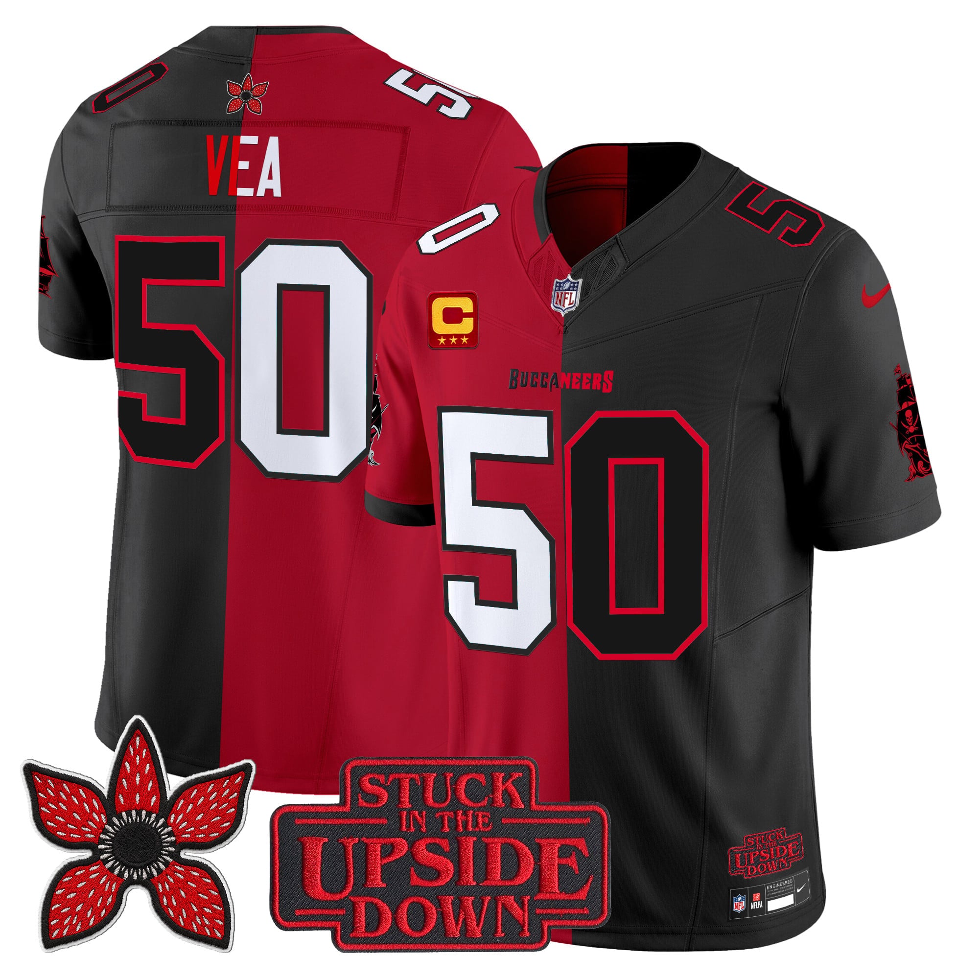 Men's Tampa Bay Buccaneers 'Upside Down Edition' Vapor Limited Jersey - All Stitched