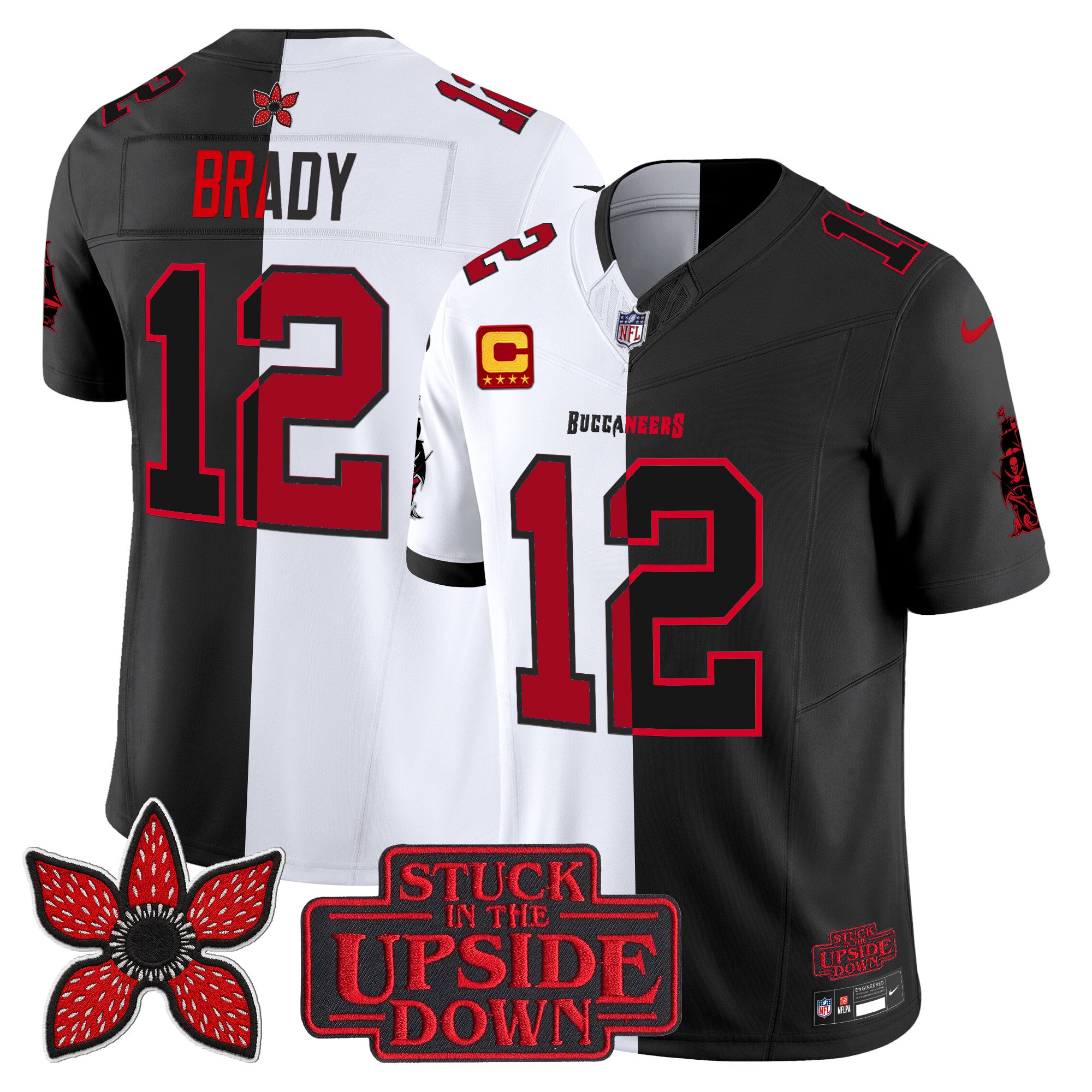Men's Tampa Bay Buccaneers 'Upside Down Edition' Vapor Limited Jersey - All Stitched