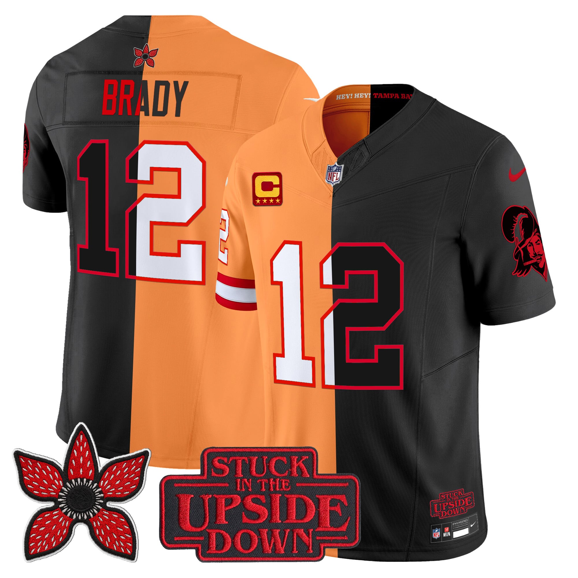 Men's Tampa Bay Buccaneers 'Upside Down Edition' Vapor Limited Jersey - All Stitched