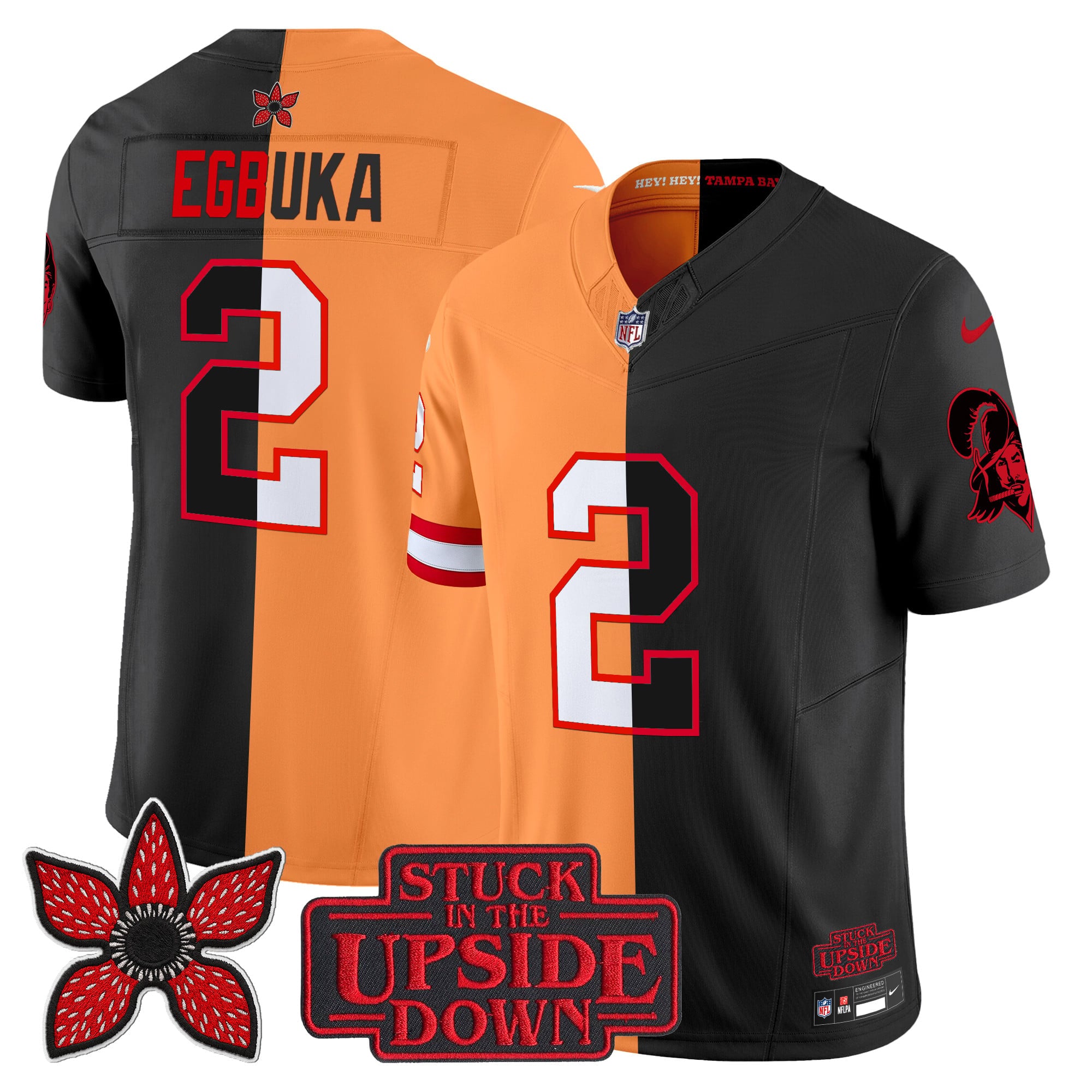 Men's Tampa Bay Buccaneers 'Upside Down Edition' Vapor Limited Jersey - All Stitched