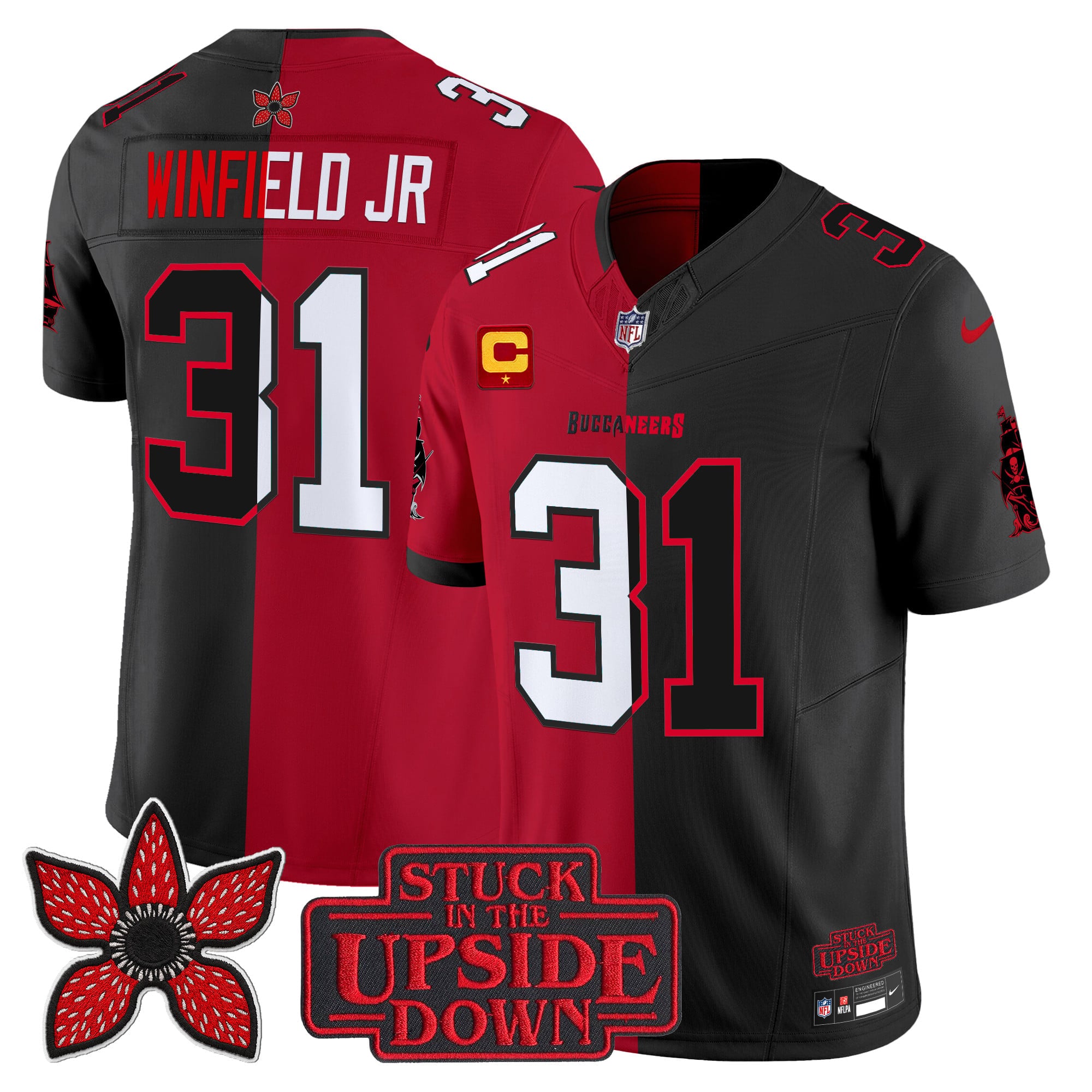 Men's Tampa Bay Buccaneers 'Upside Down Edition' Vapor Limited Jersey - All Stitched