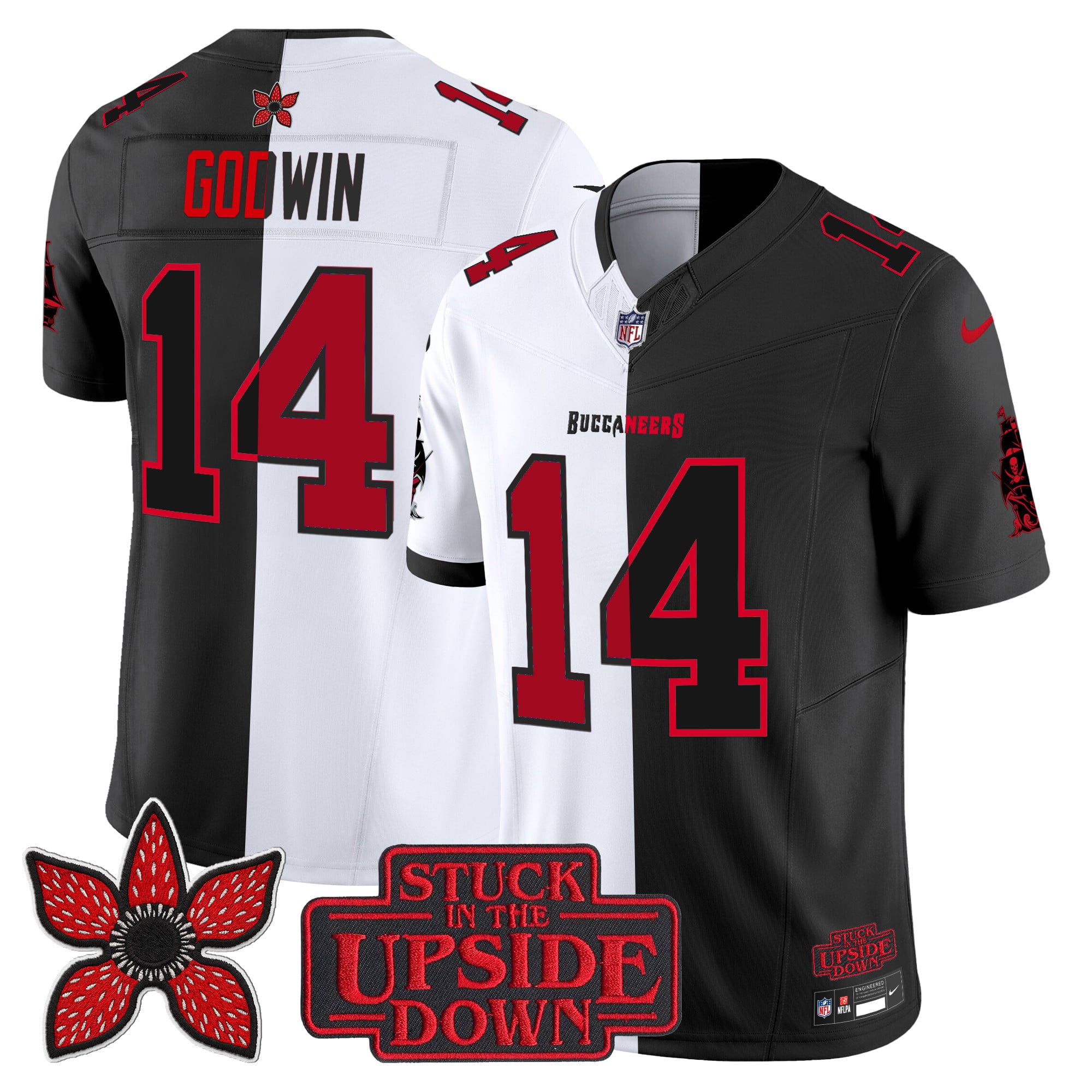 Men's Tampa Bay Buccaneers 'Upside Down Edition' Vapor Limited Jersey - All Stitched