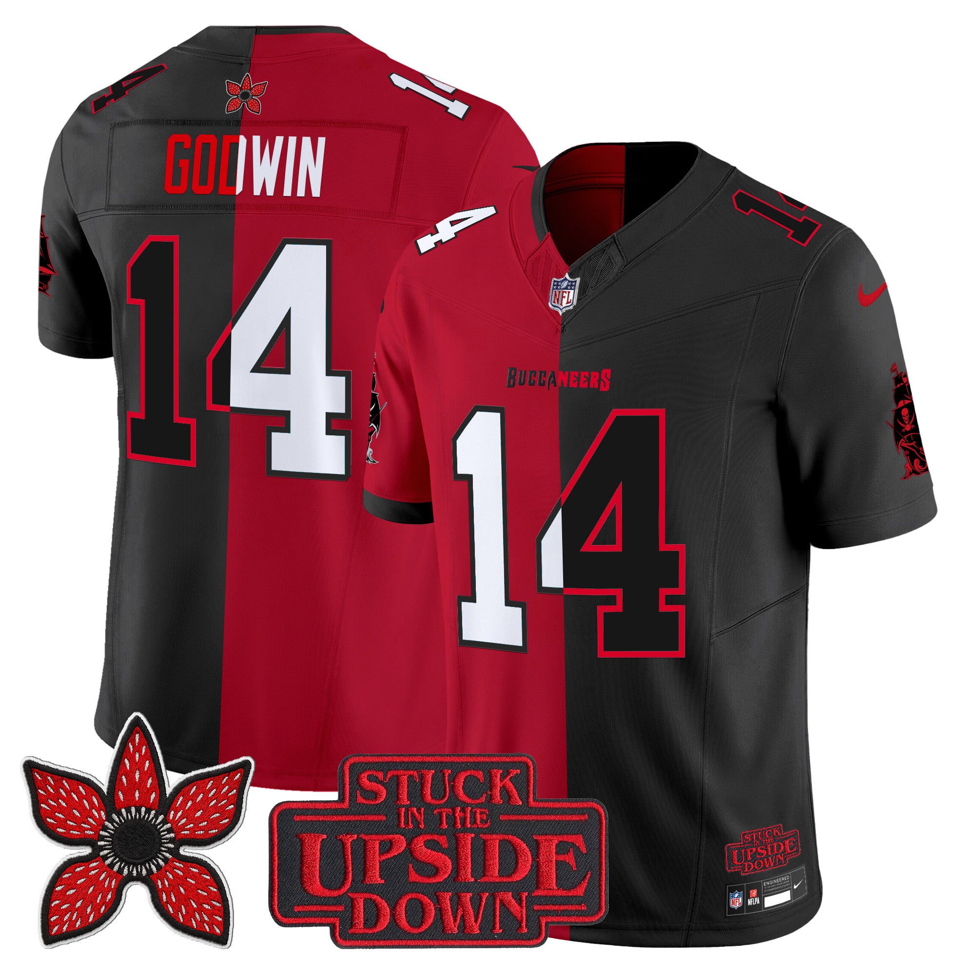 Men's Tampa Bay Buccaneers 'Upside Down Edition' Vapor Limited Jersey - All Stitched