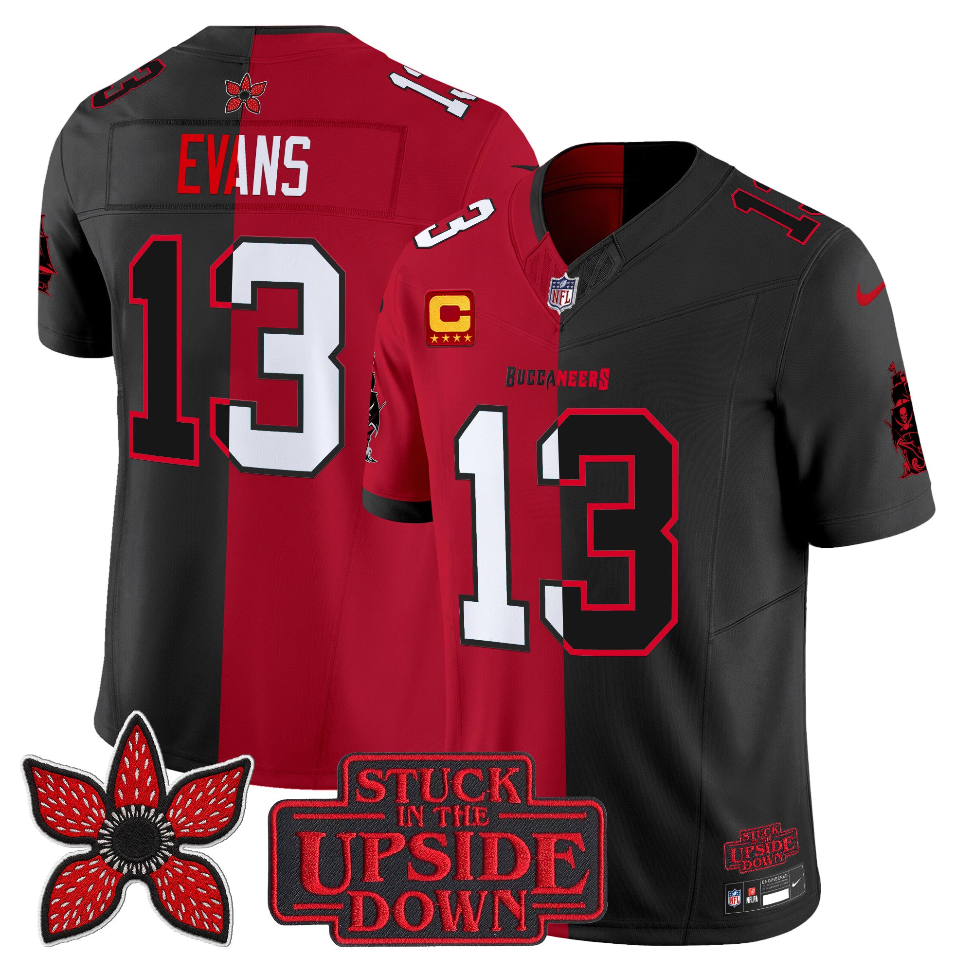Men's Tampa Bay Buccaneers 'Upside Down Edition' Vapor Limited Jersey - All Stitched