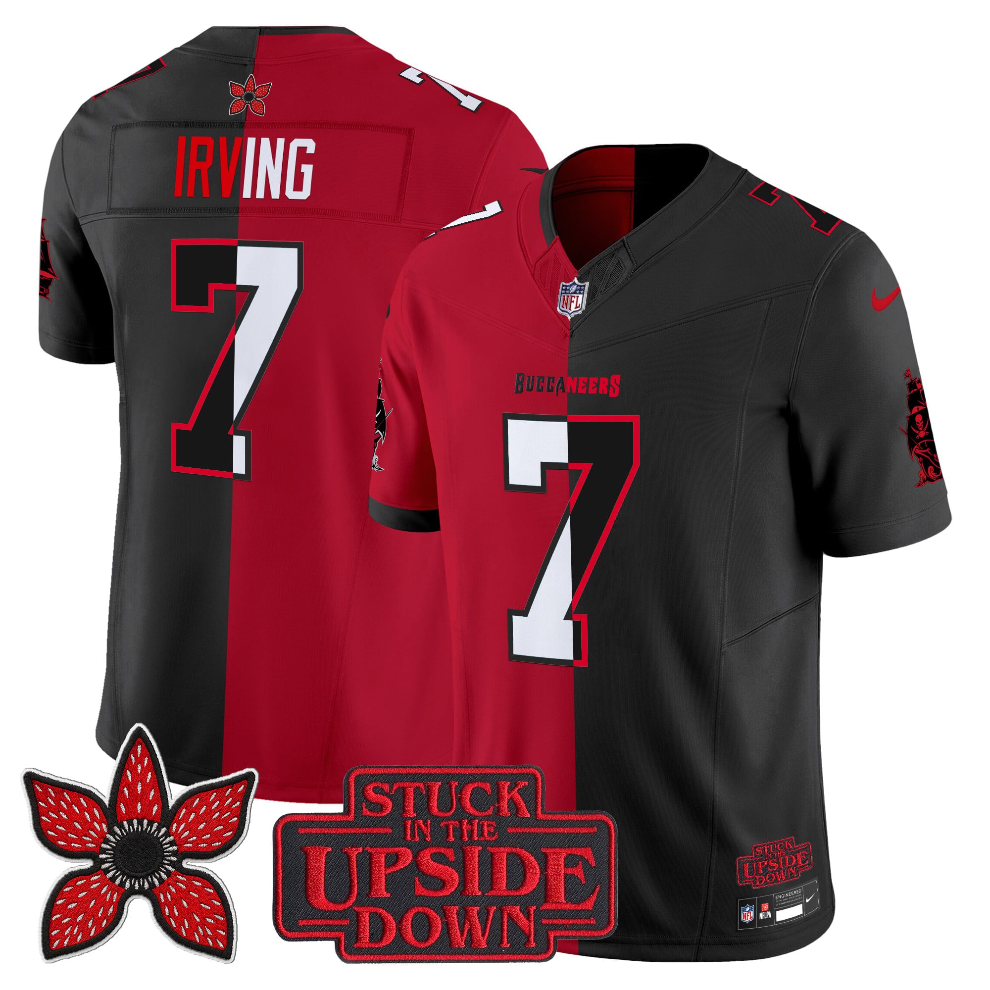 Men's Tampa Bay Buccaneers 'Upside Down Edition' Vapor Limited Jersey - All Stitched