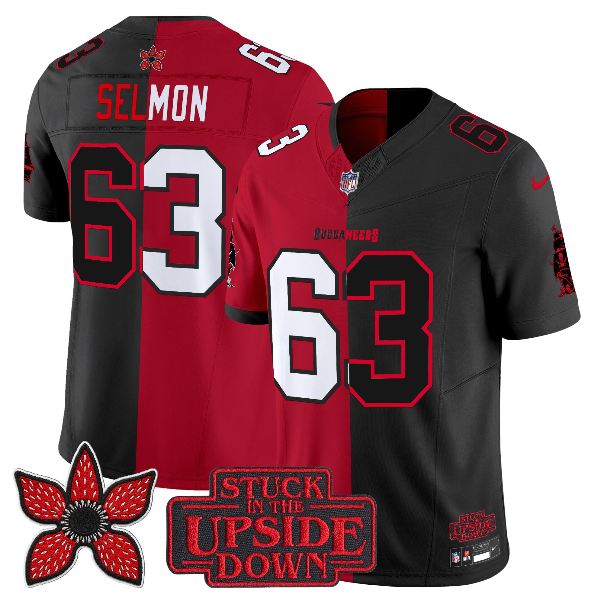 Men's Tampa Bay Buccaneers 'Upside Down Edition' Vapor Limited Jersey - All Stitched