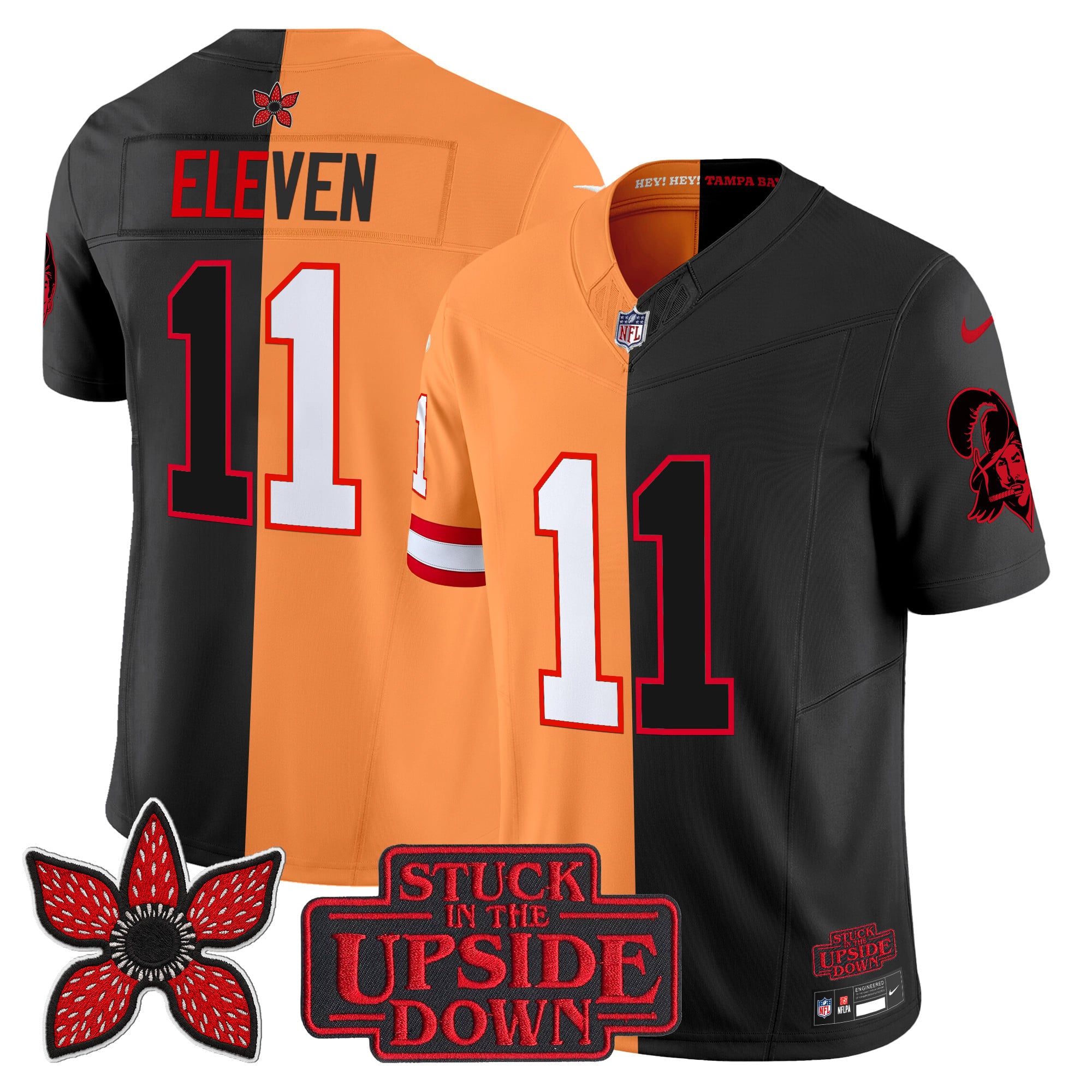 Men's Tampa Bay Buccaneers 'Upside Down Edition' Vapor Limited Jersey - All Stitched