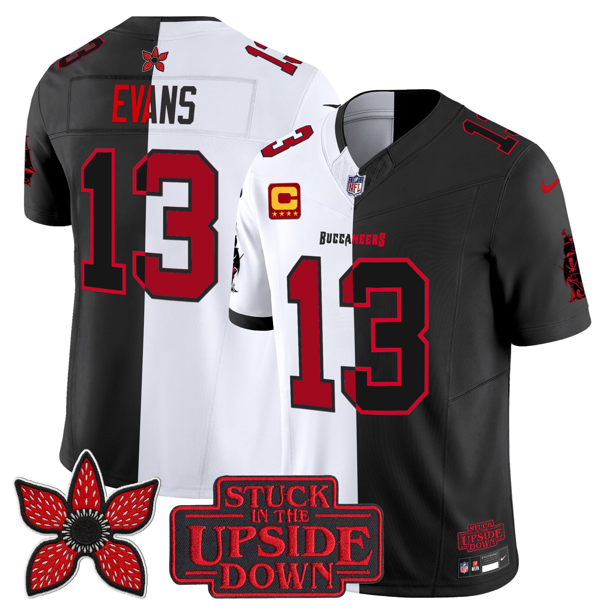 Men's Tampa Bay Buccaneers 'Upside Down Edition' Vapor Limited Jersey - All Stitched