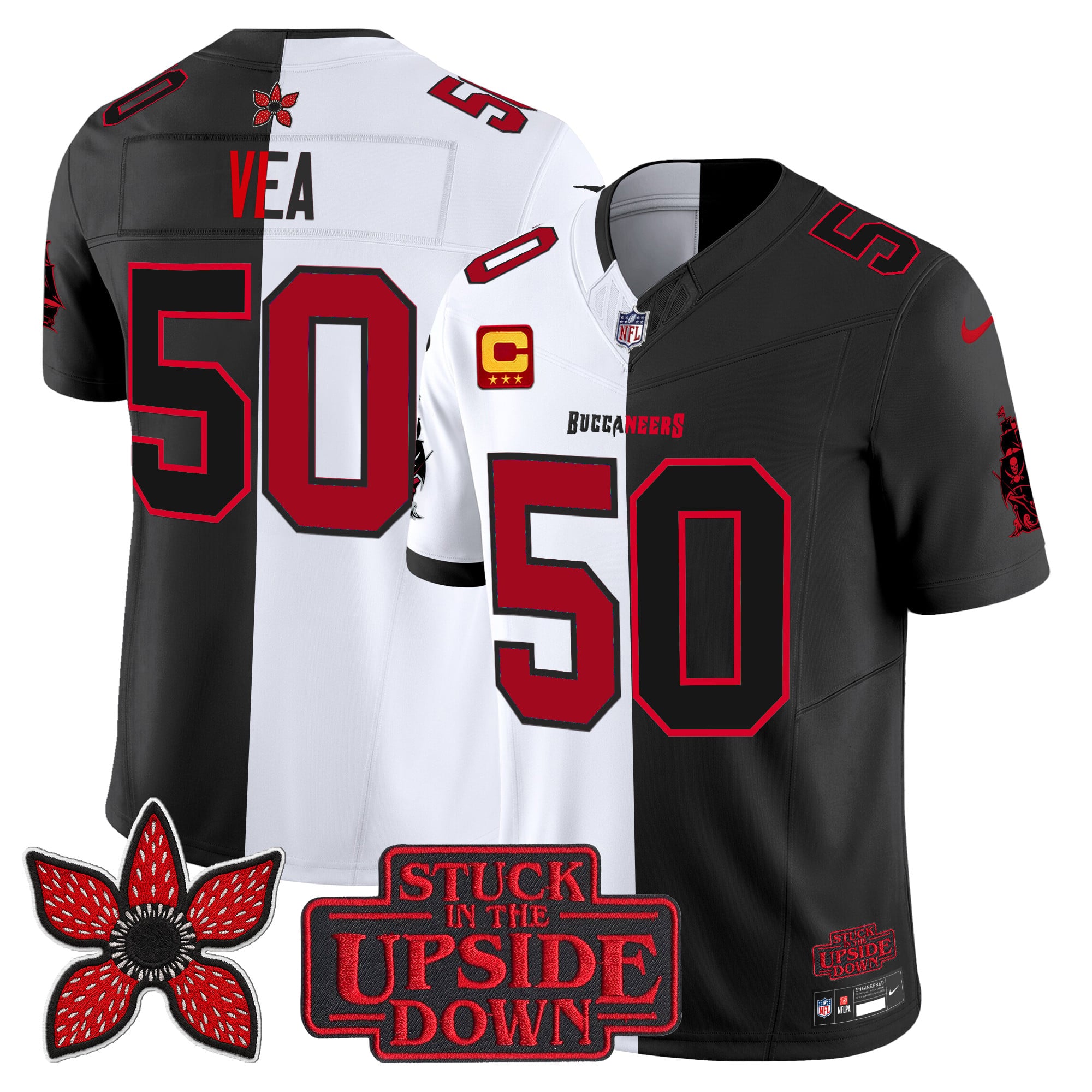 Men's Tampa Bay Buccaneers 'Upside Down Edition' Vapor Limited Jersey - All Stitched