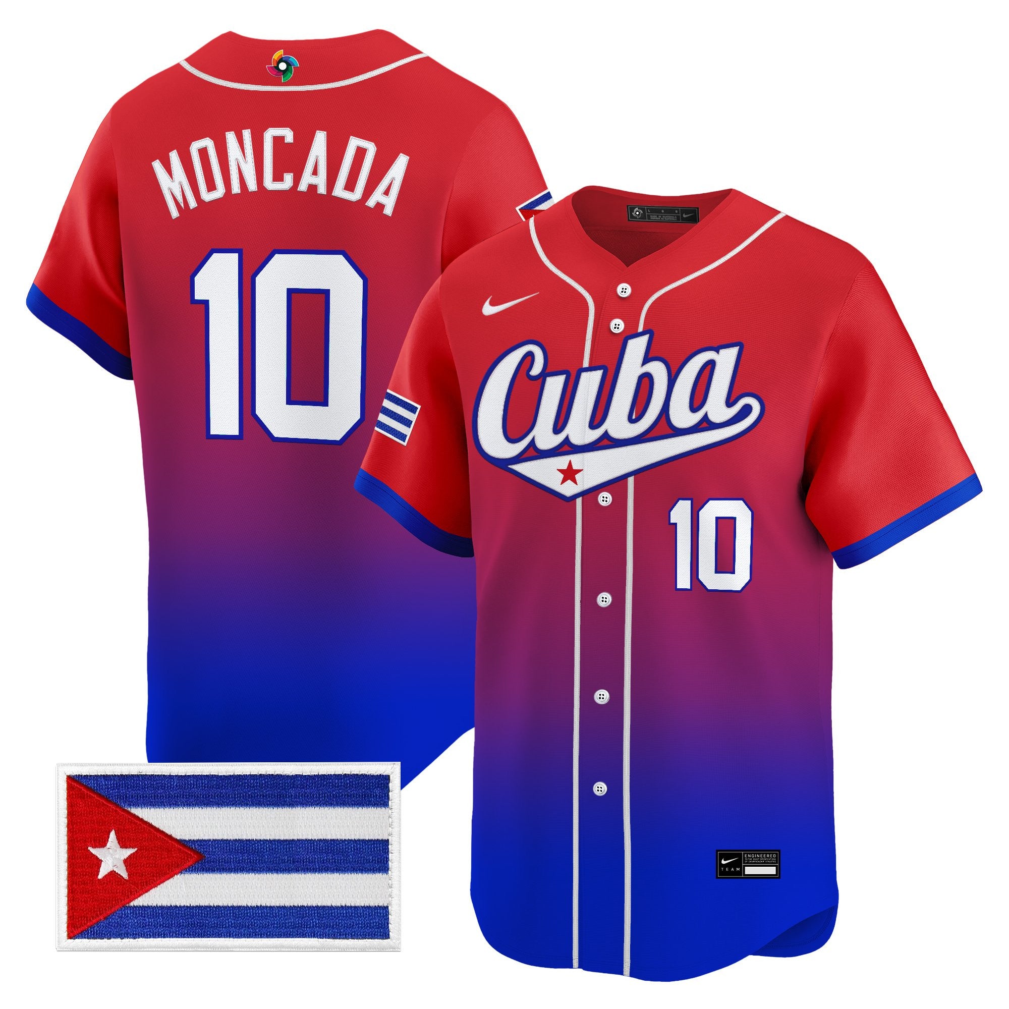 Men's Team Cuba World Baseball Classic Vapor Premier Jersey - All Stitched