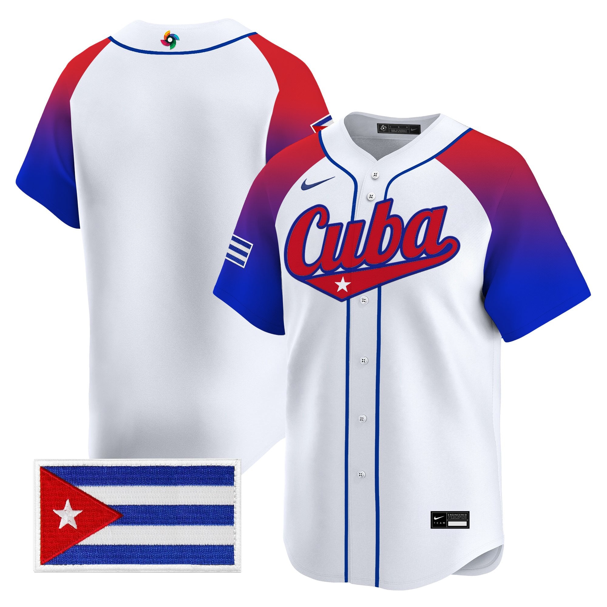 Men's Team Cuba World Baseball Classic Vapor Premier Jersey - All Stitched