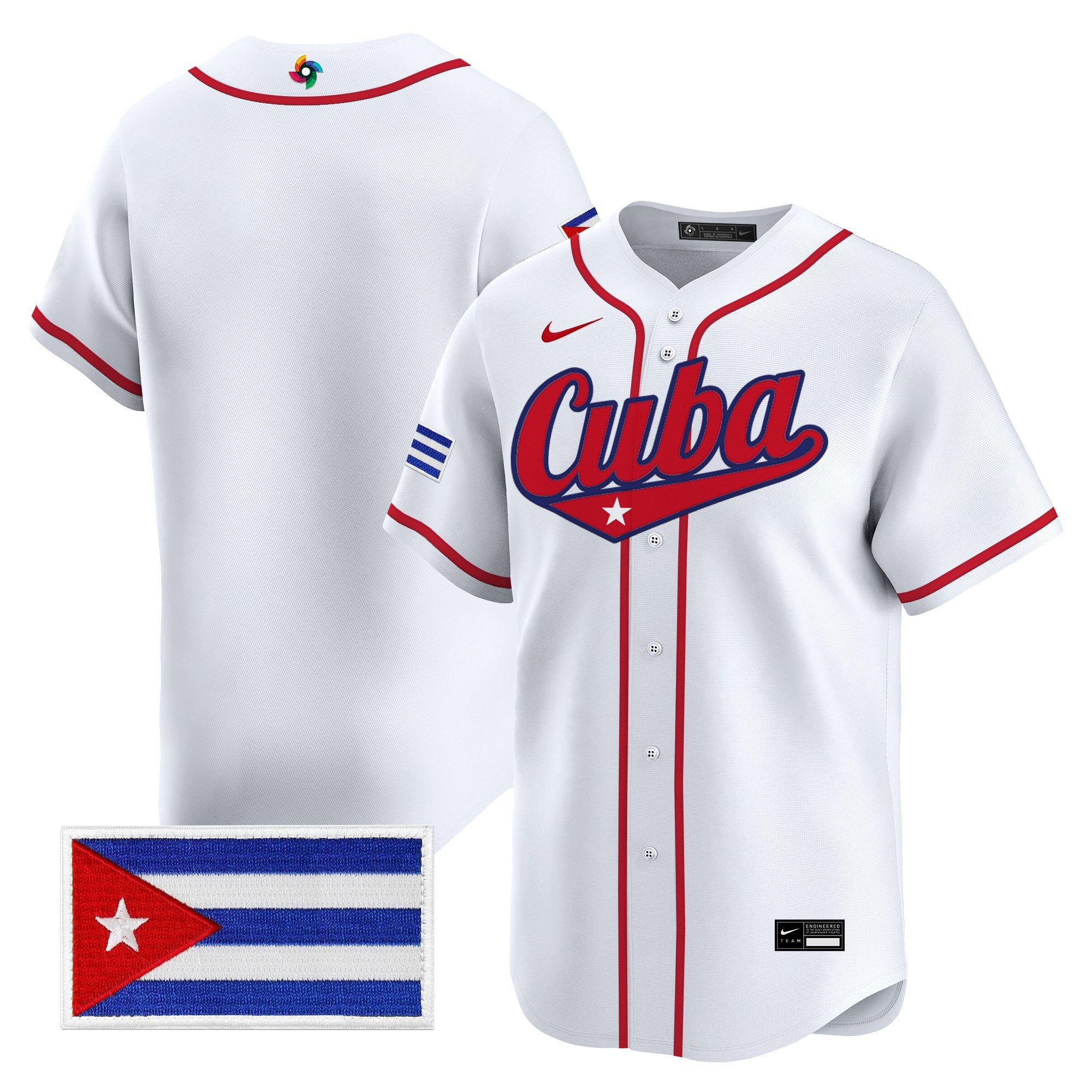 Men's Team Cuba World Baseball Classic Vapor Premier Jersey - All Stitched