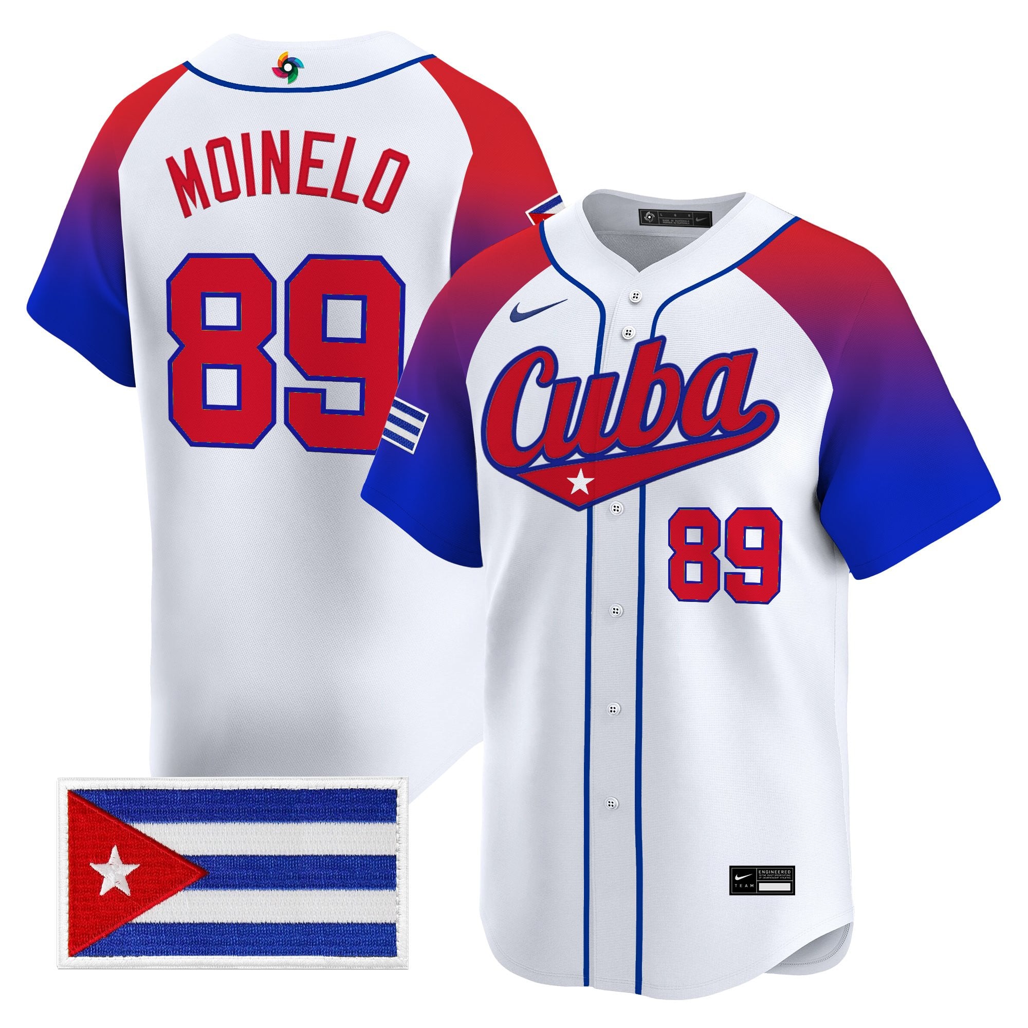 Men's Team Cuba World Baseball Classic Vapor Premier Jersey - All Stitched