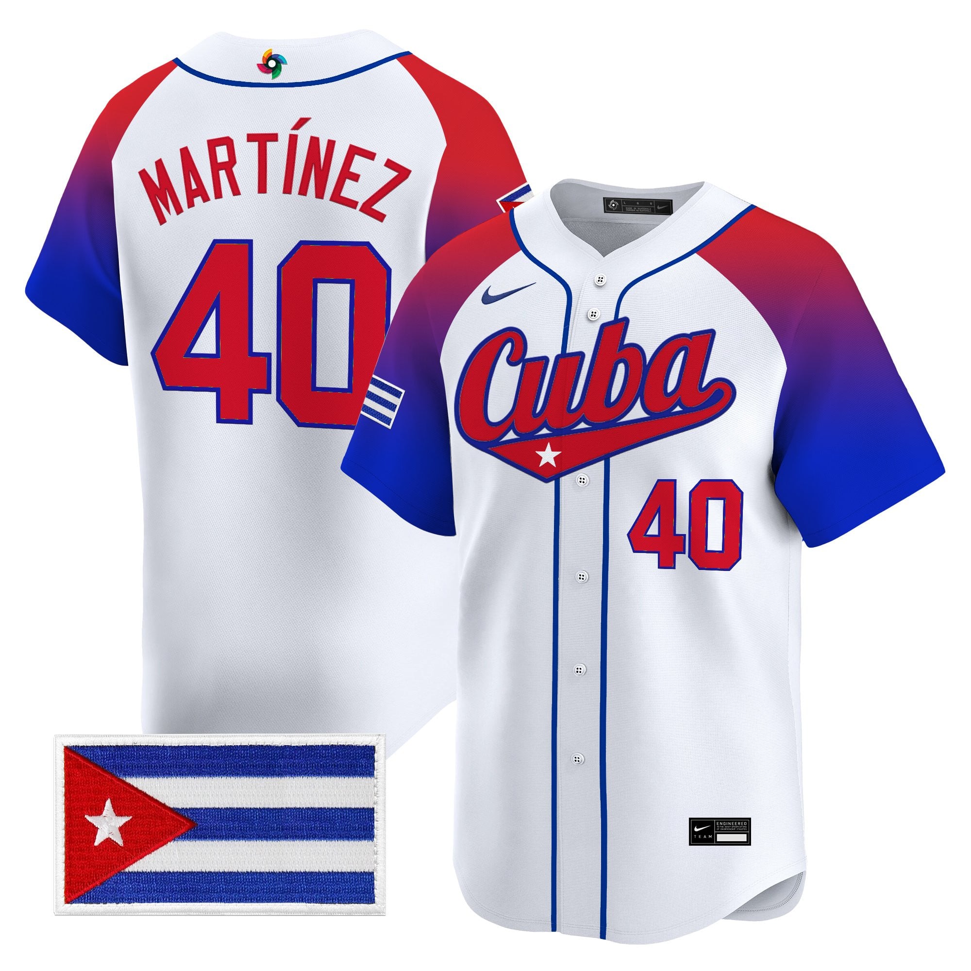 Men's Team Cuba World Baseball Classic Vapor Premier Jersey - All Stitched