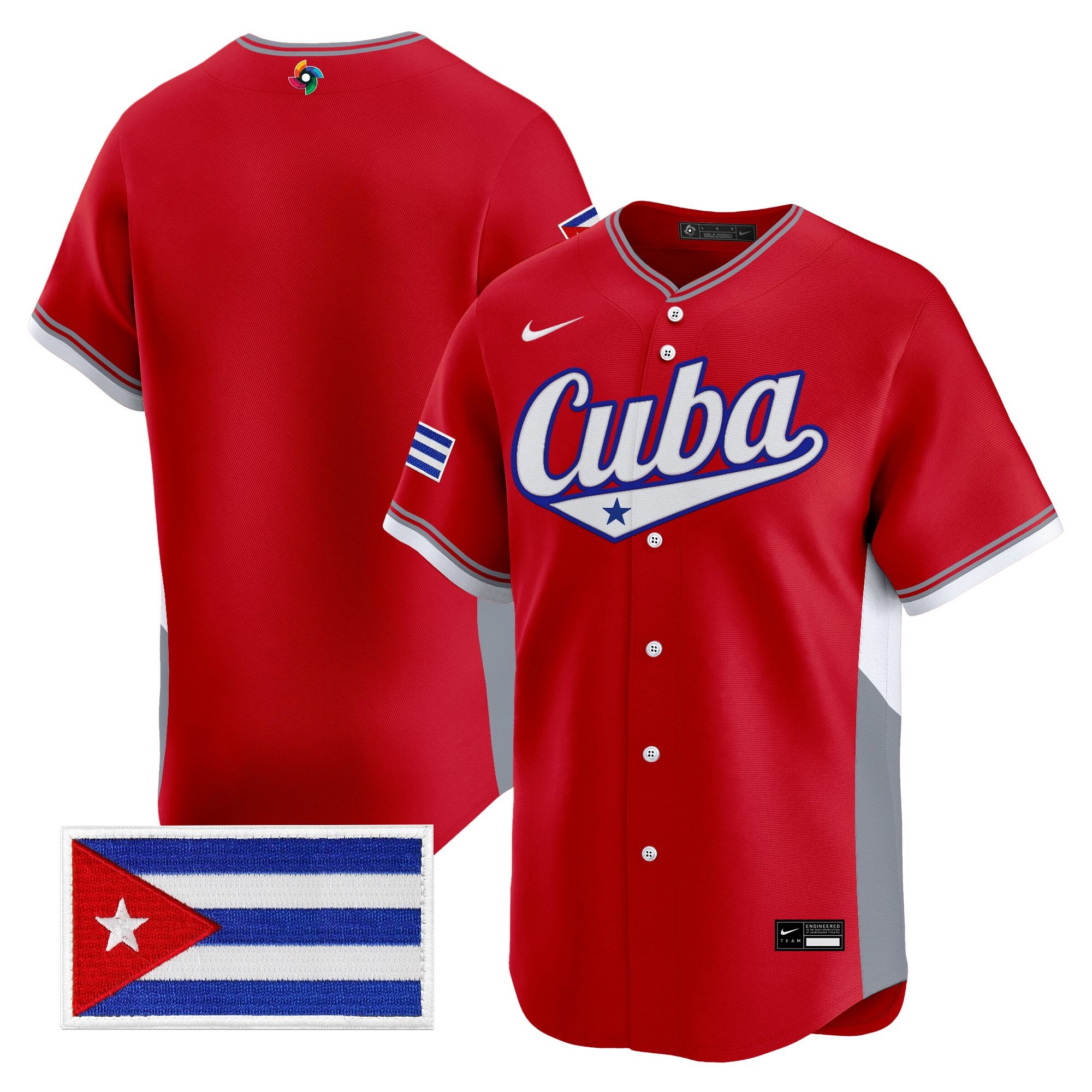 Men's Team Cuba World Baseball Classic Vapor Premier Jersey - All Stitched