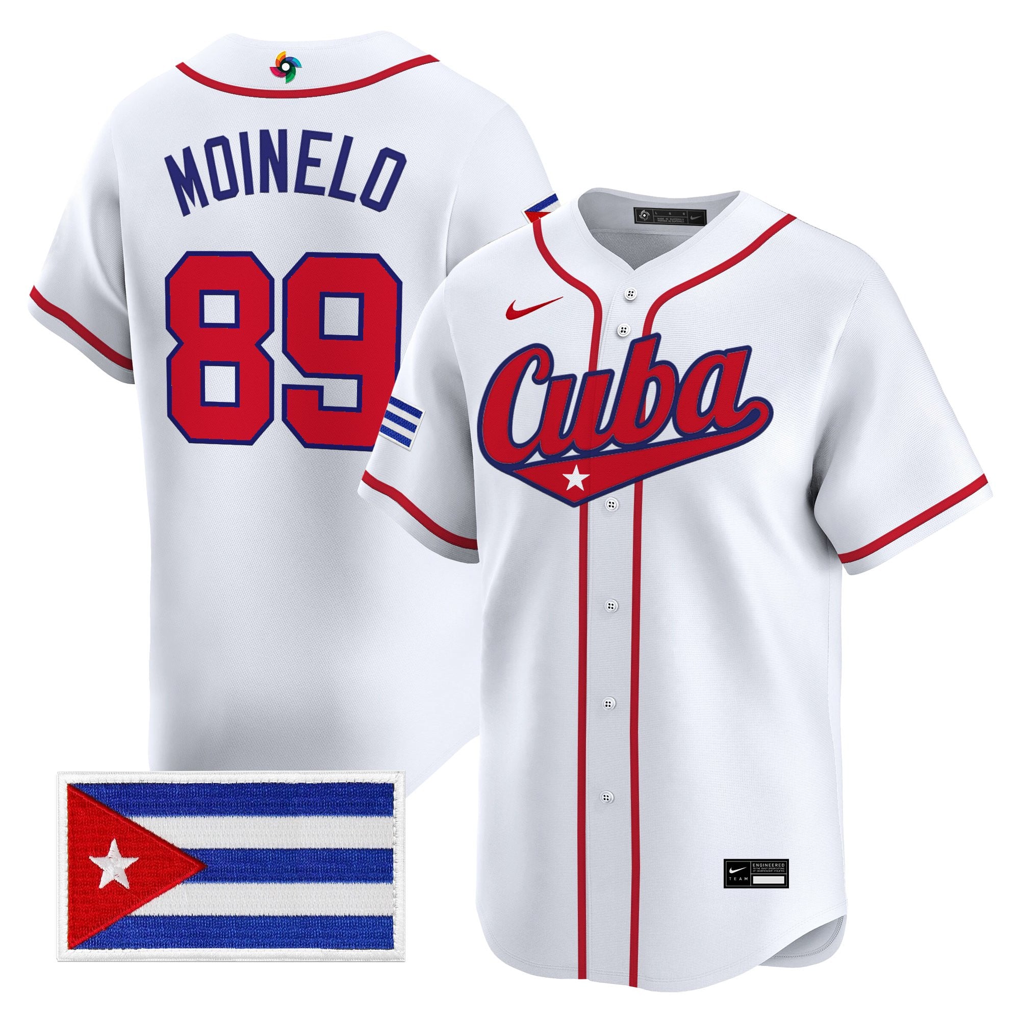 Men's Team Cuba World Baseball Classic Vapor Premier Jersey - All Stitched