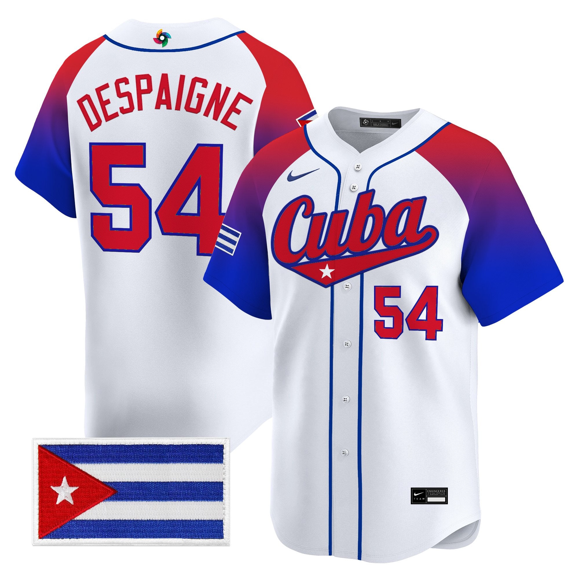 Men's Team Cuba World Baseball Classic Vapor Premier Jersey - All Stitched