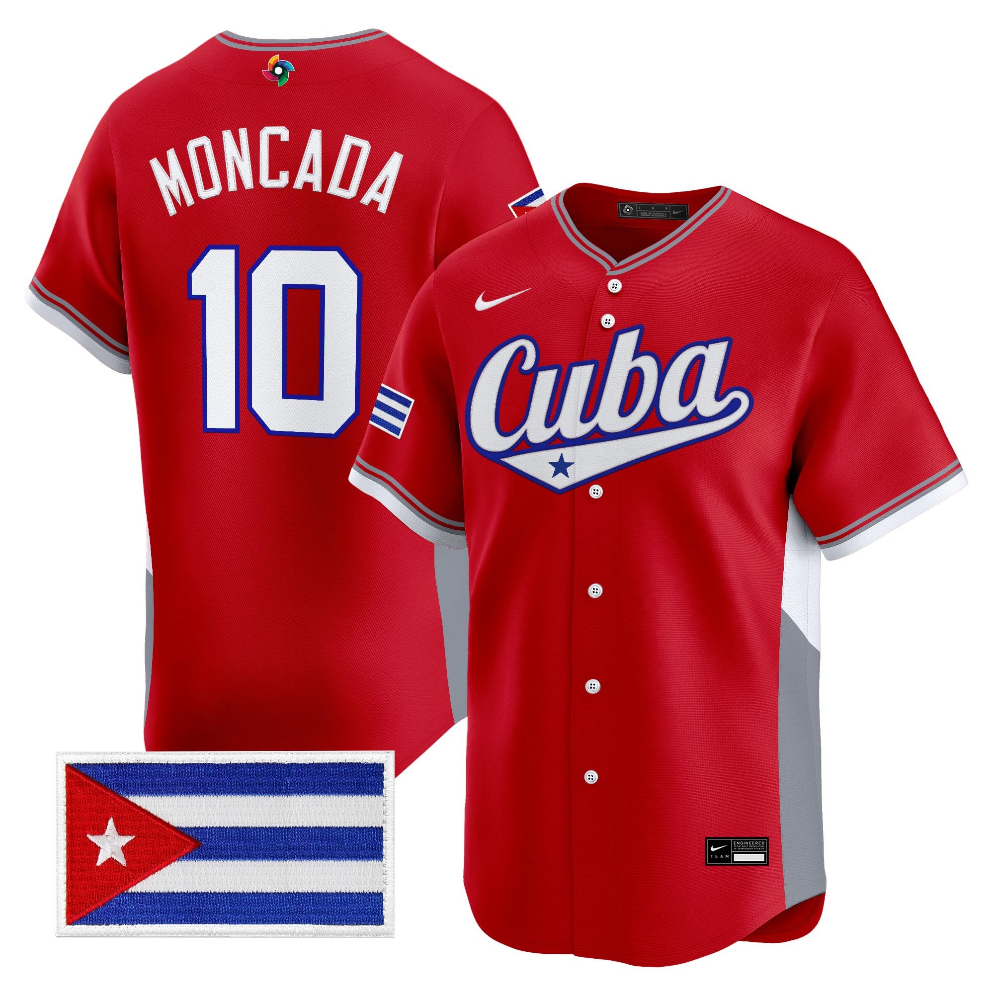 Men's Team Cuba World Baseball Classic Vapor Premier Jersey - All Stitched