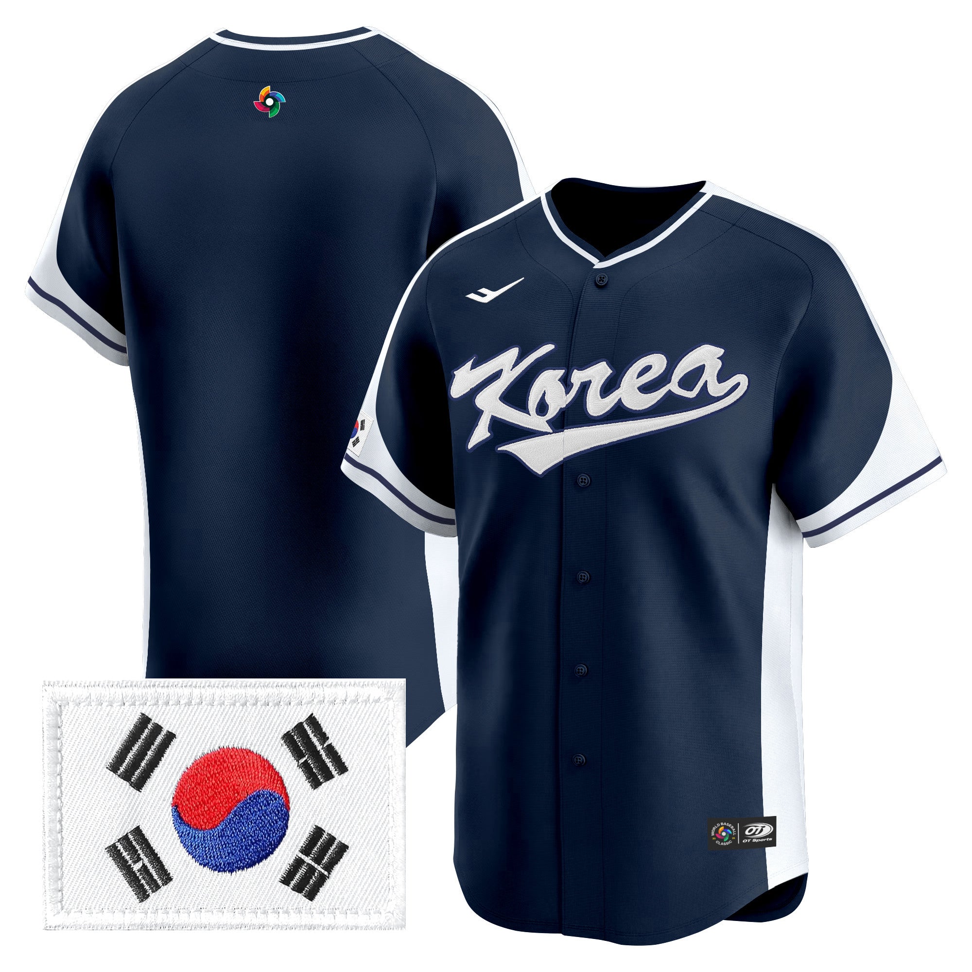 Men's Team Korea 2026 World Baseball Classic Vapor Premier Jersey - All Stitched
