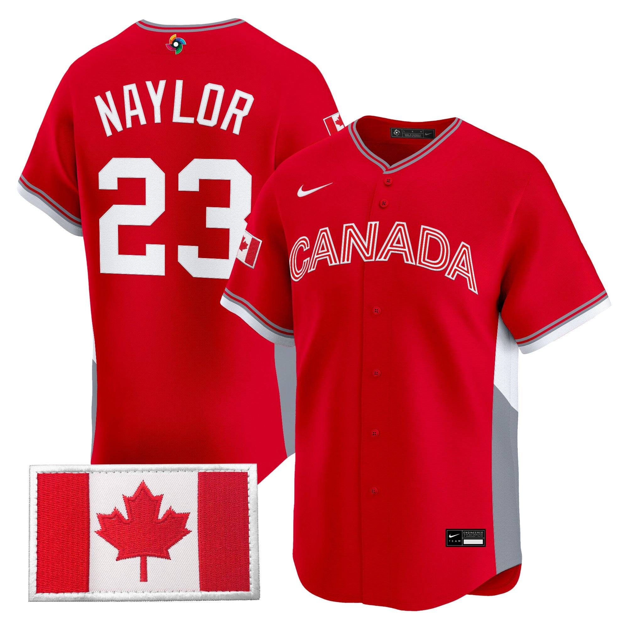 Men’s Team Canada World Baseball Classic Vapor Premier Jersey - All Stitched