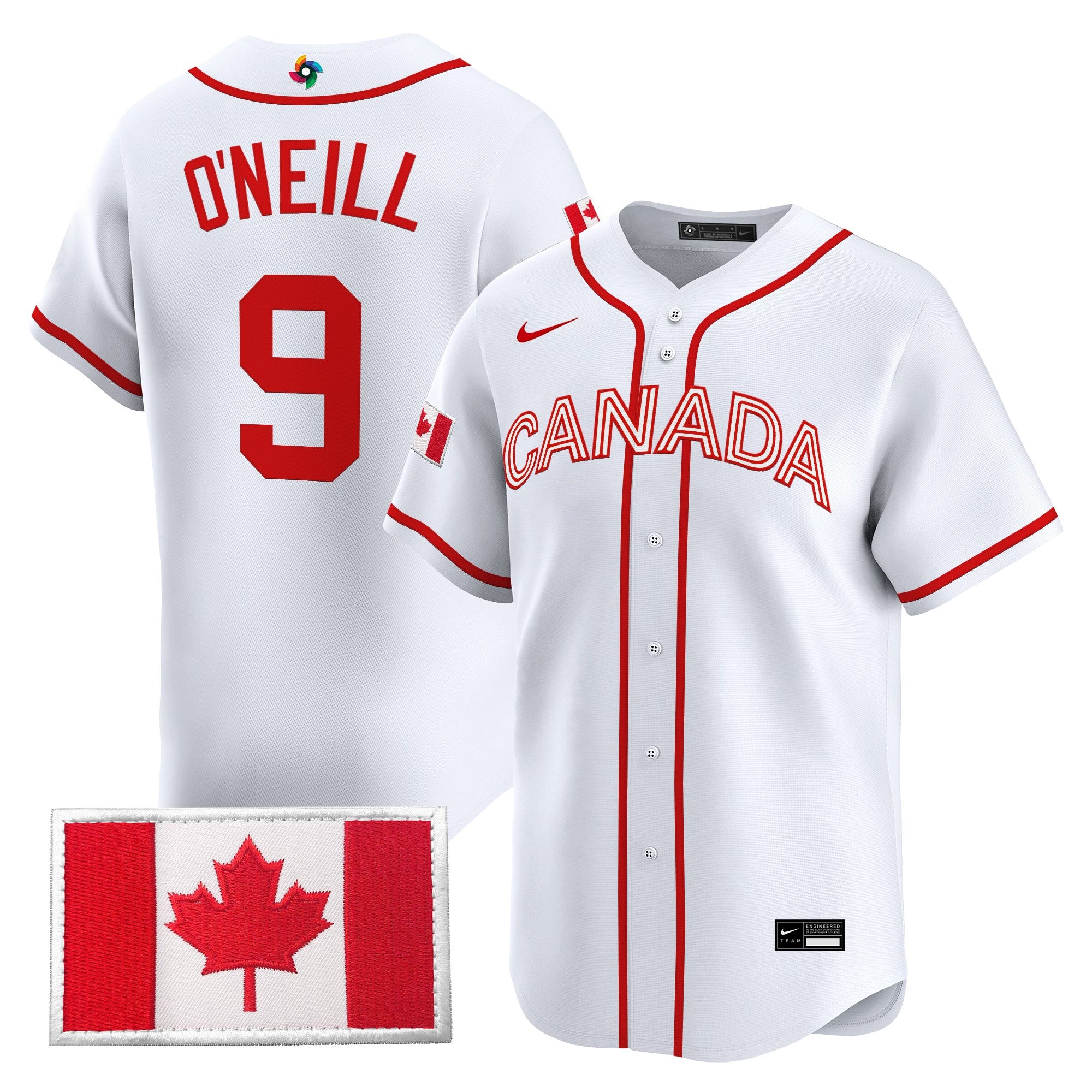 Men’s Team Canada World Baseball Classic Vapor Premier Jersey - All Stitched