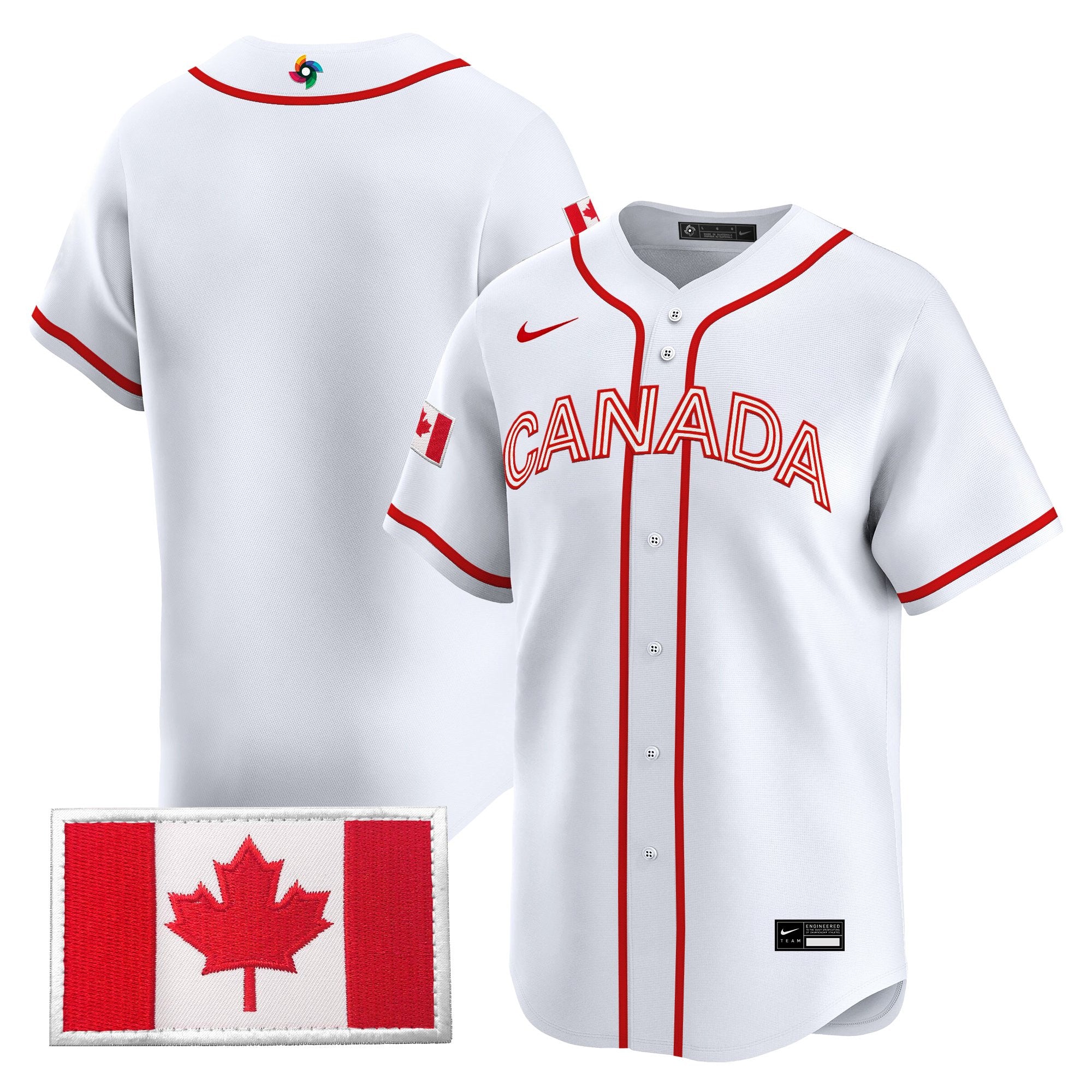 Men’s Team Canada World Baseball Classic Vapor Premier Jersey - All Stitched